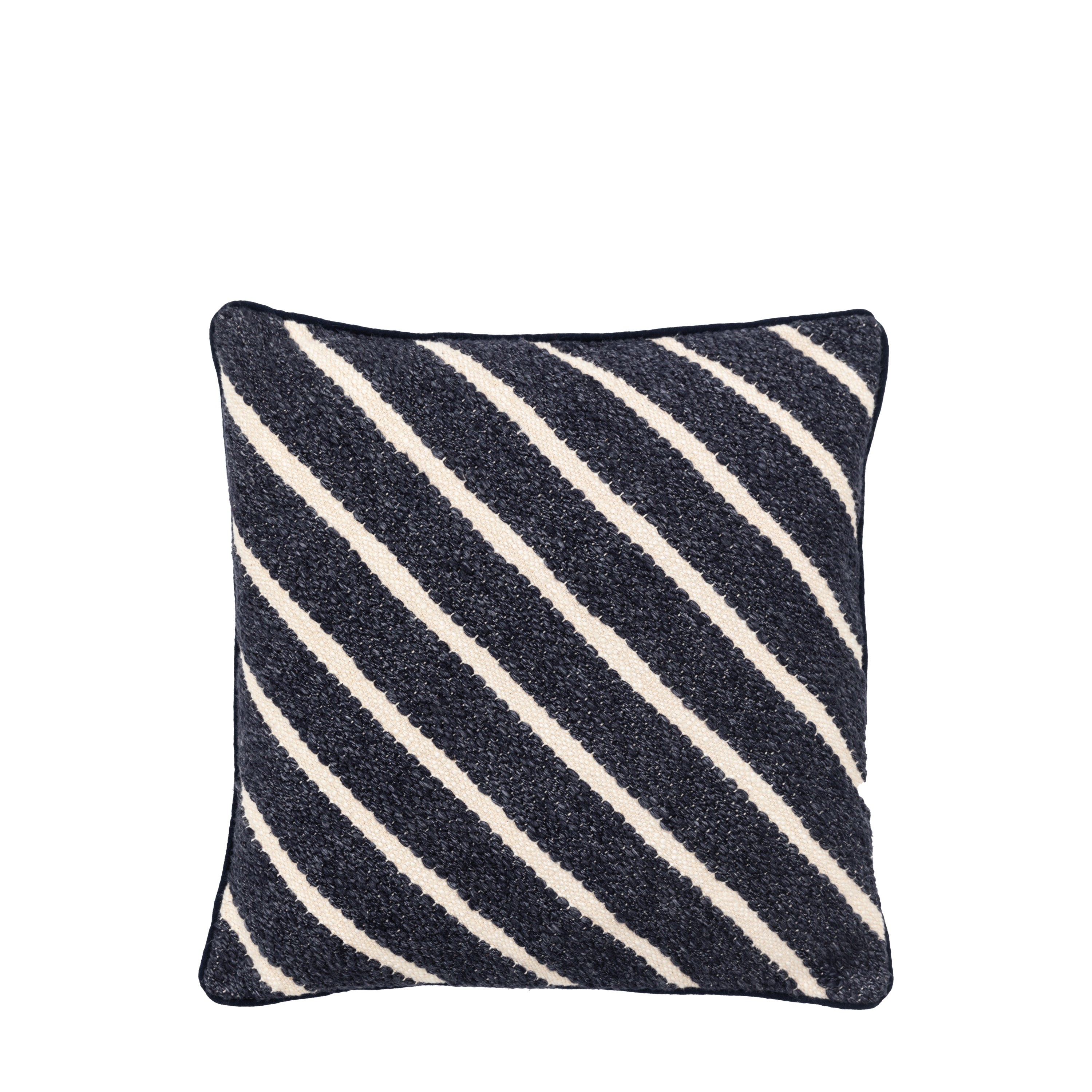 Hemsby Stripe Woven Cushion Ink