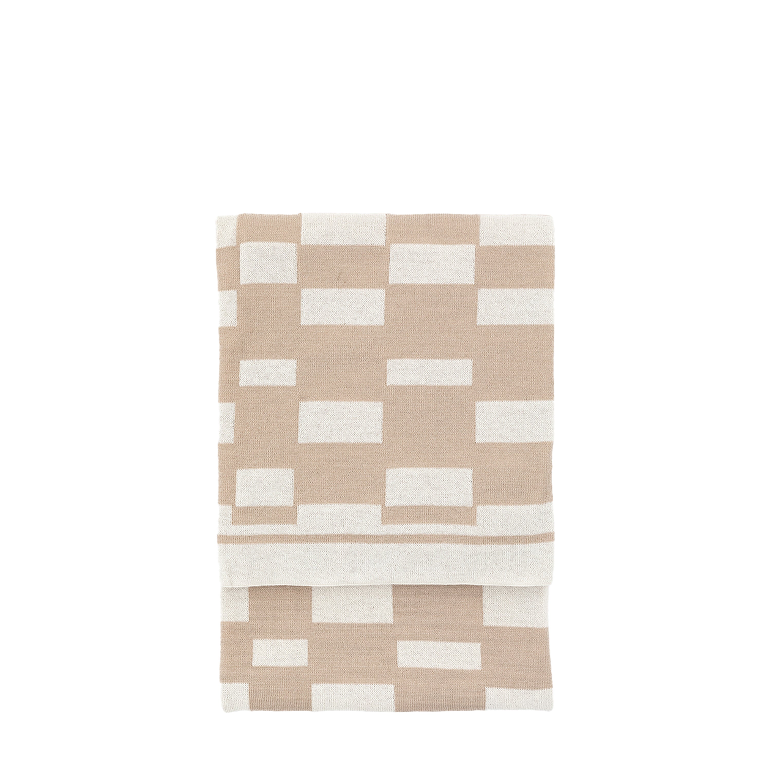 Lohko Knitted Throw Taupe