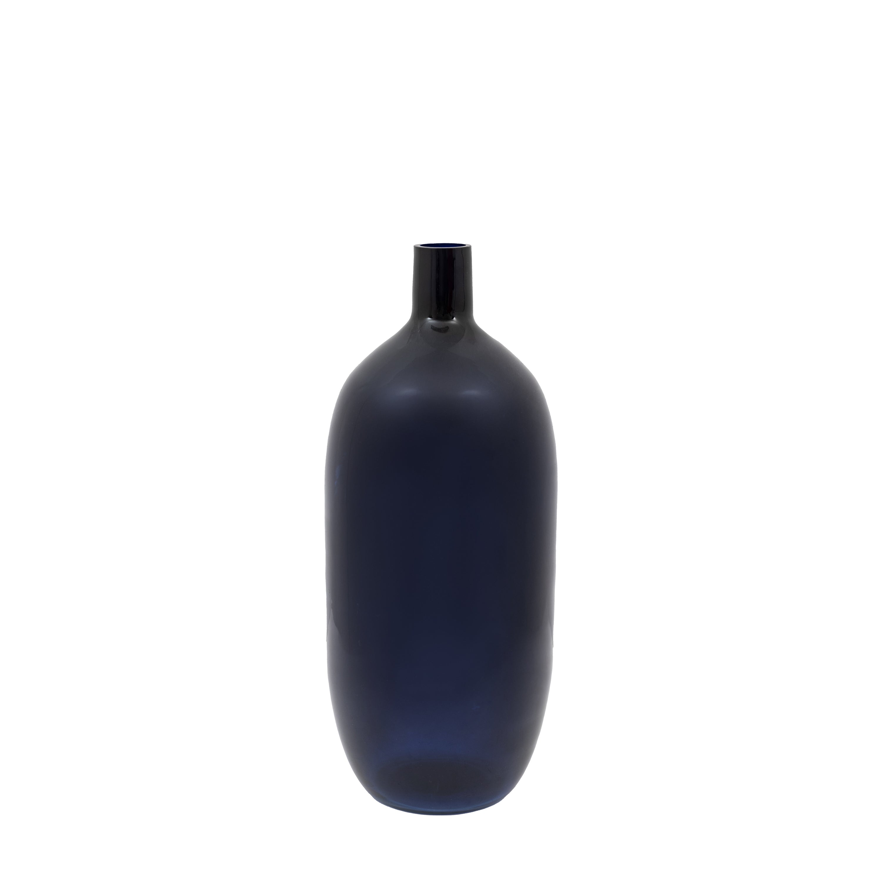 Santo Glass Bottle Vase Ink