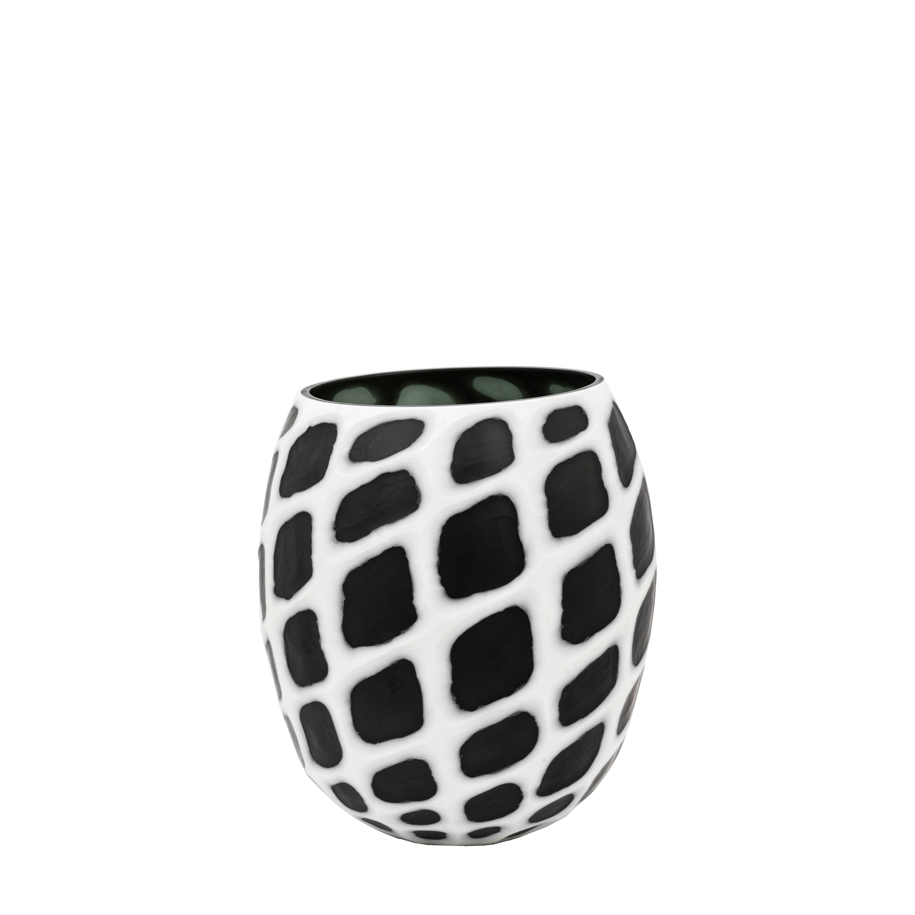 Valencia Handblown Carved Mono Glass Vase