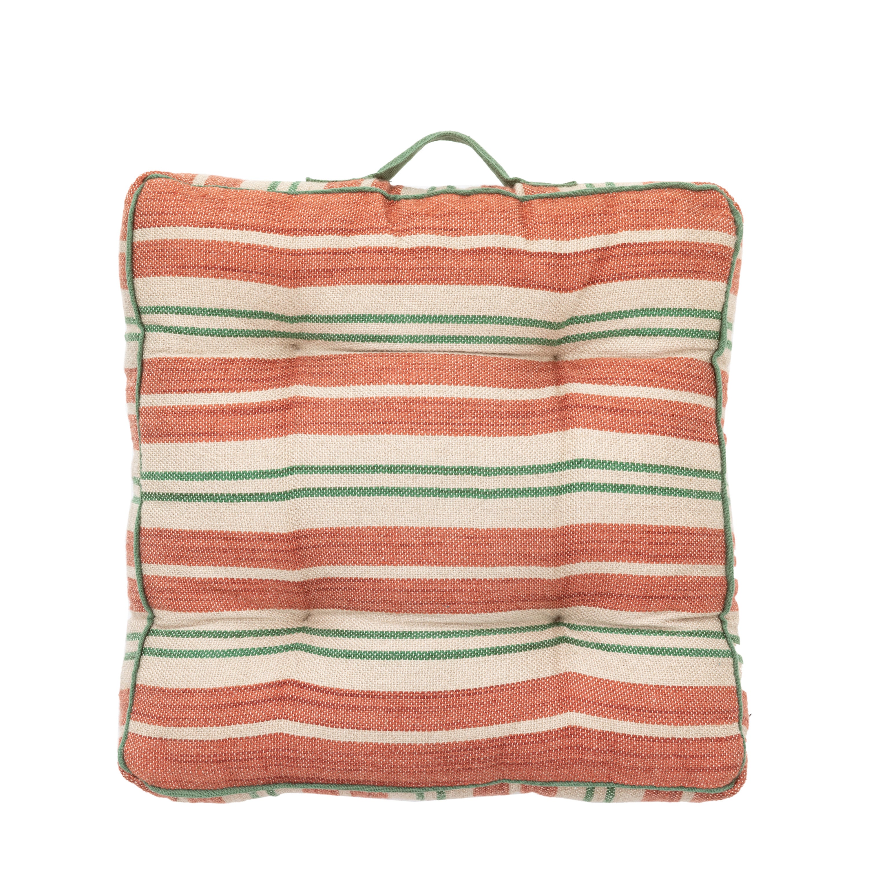 Sina Stripe Woven Floor Cush Apricot