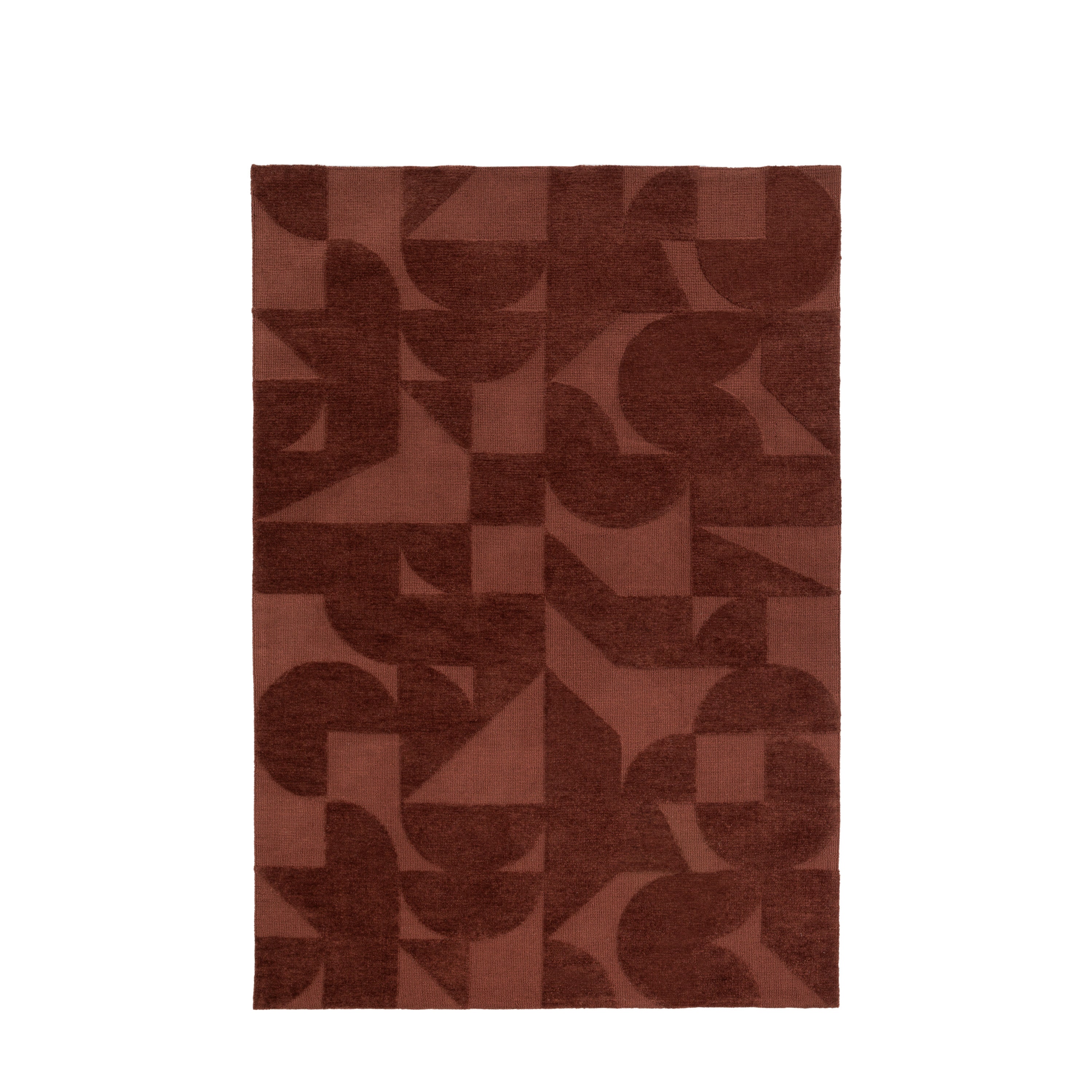 Cortland Block Rug Nutmeg