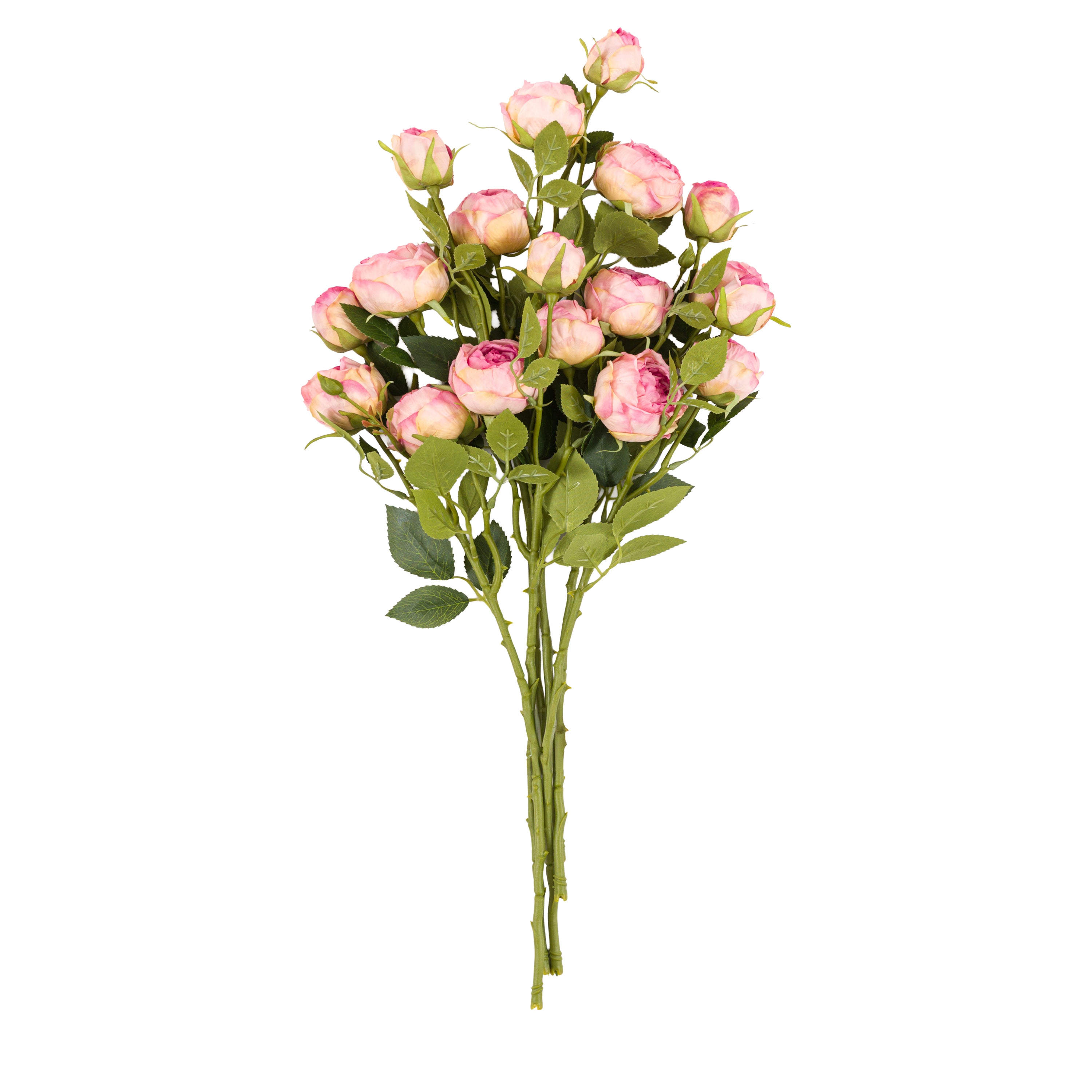 Faux Stem Vintage Rose Pink (6pk)