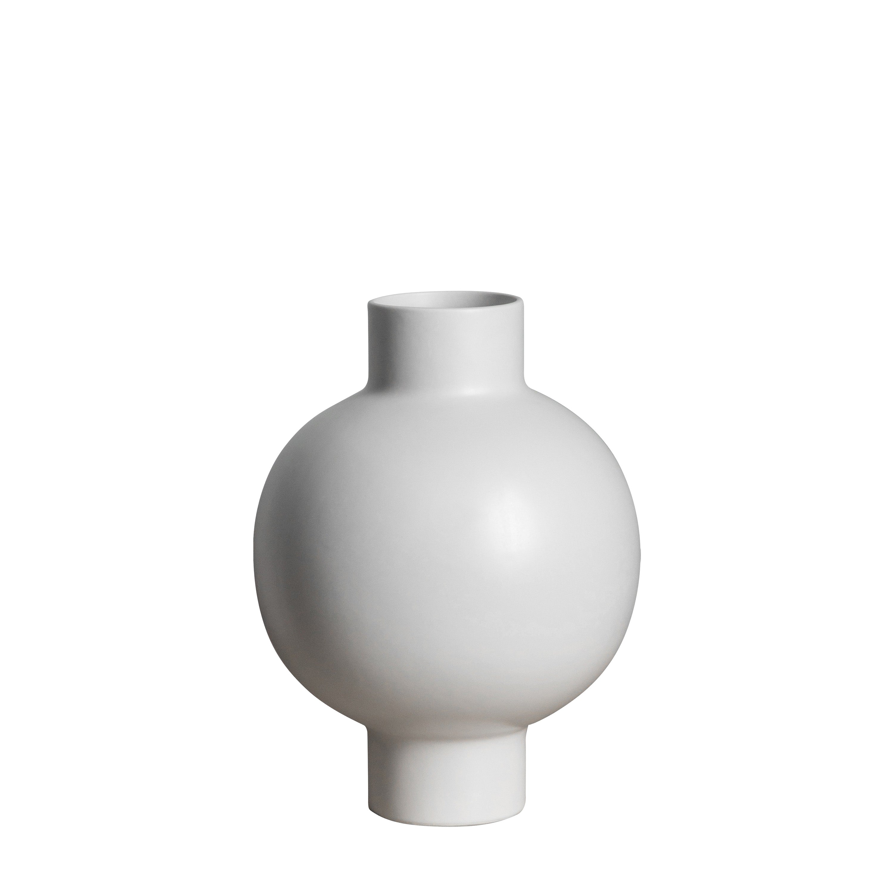 Oshima Vase White - Stoneware | Migo Interiors