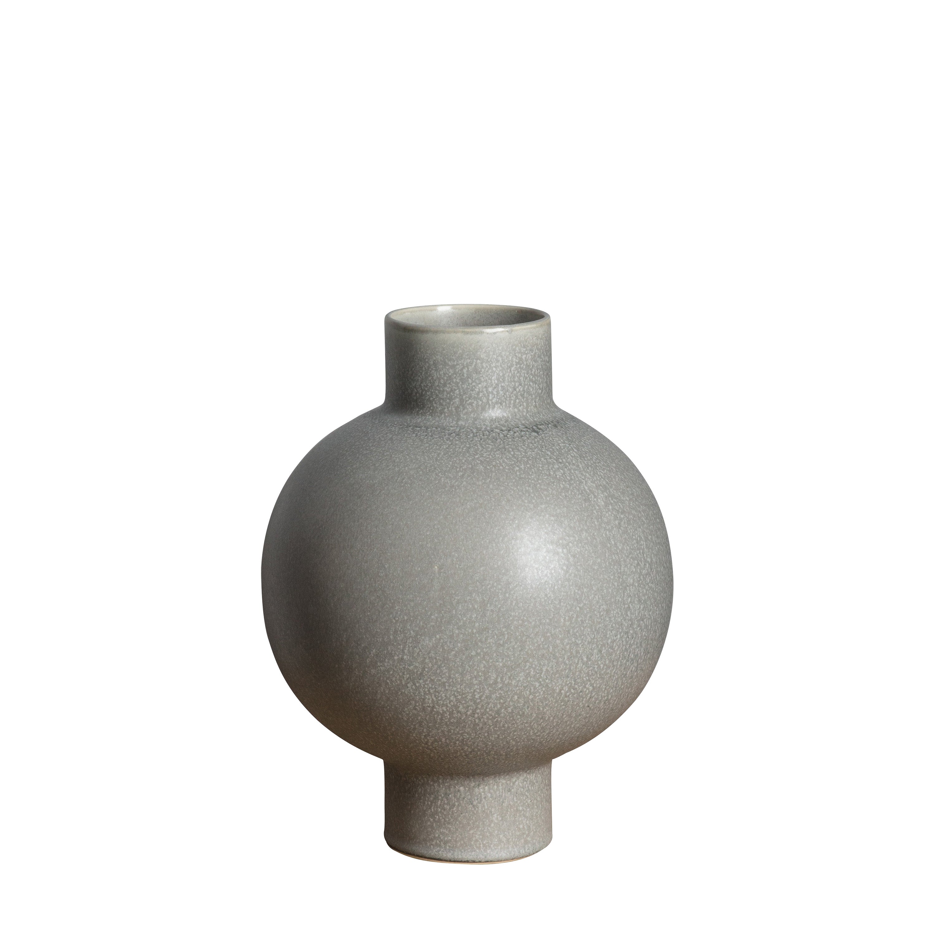 Oshima Vase Grey - Stoneware | Migo Interiors