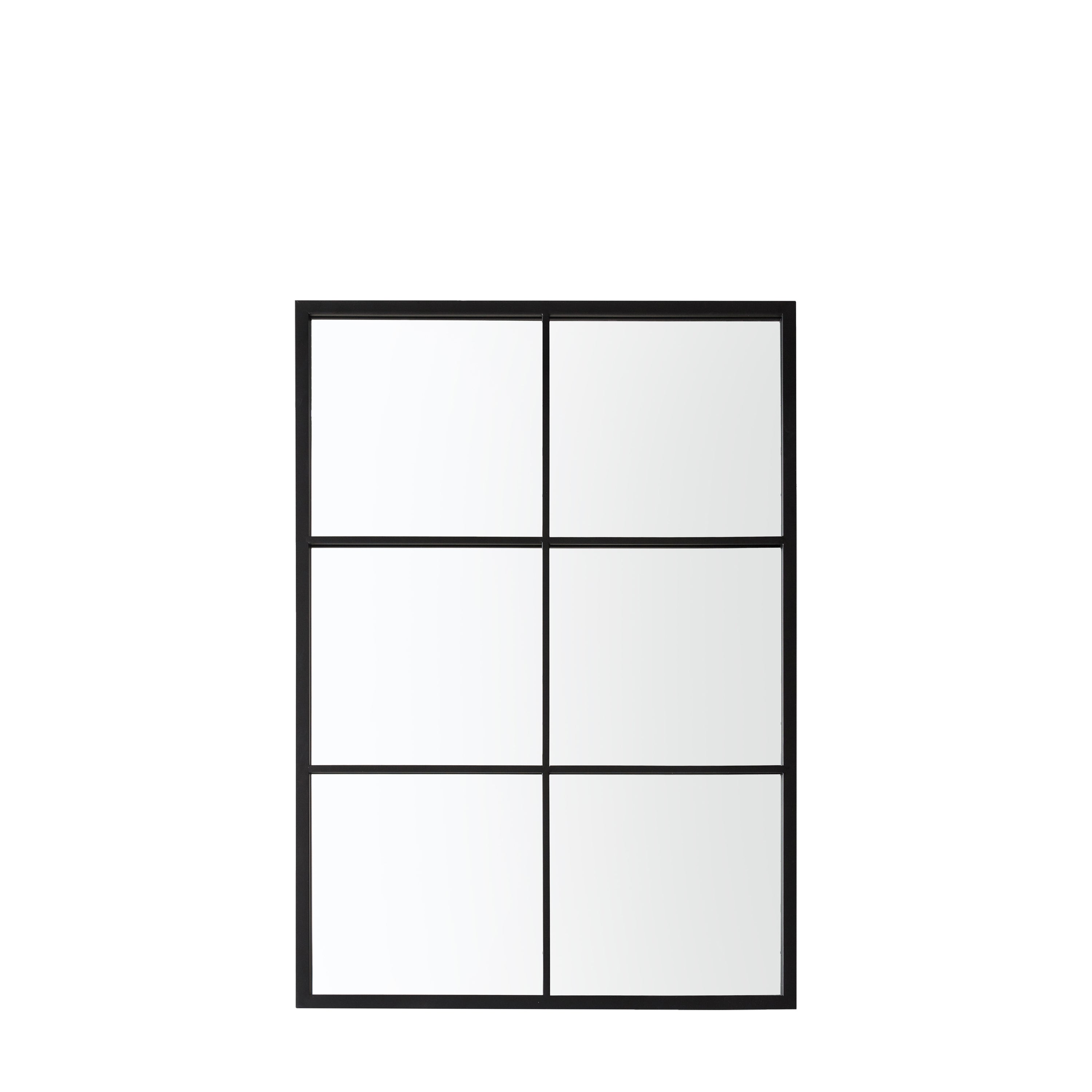 Knowlton Outdoor Mirror Black - Iron / Glass / PVC | Migo Interiors