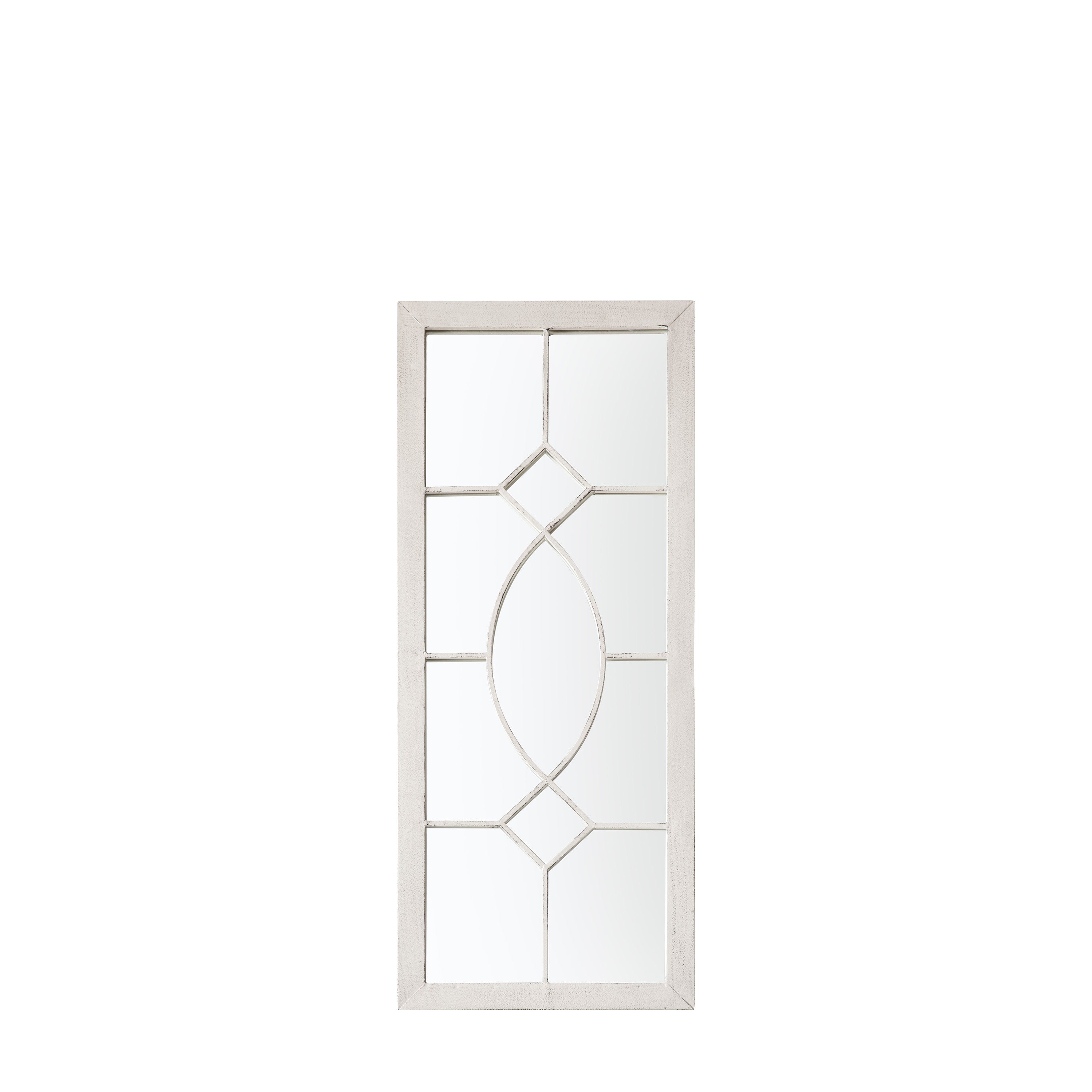 Chatham Outdoor Mirror White - Iron / Glass / PVC | Migo Interiors