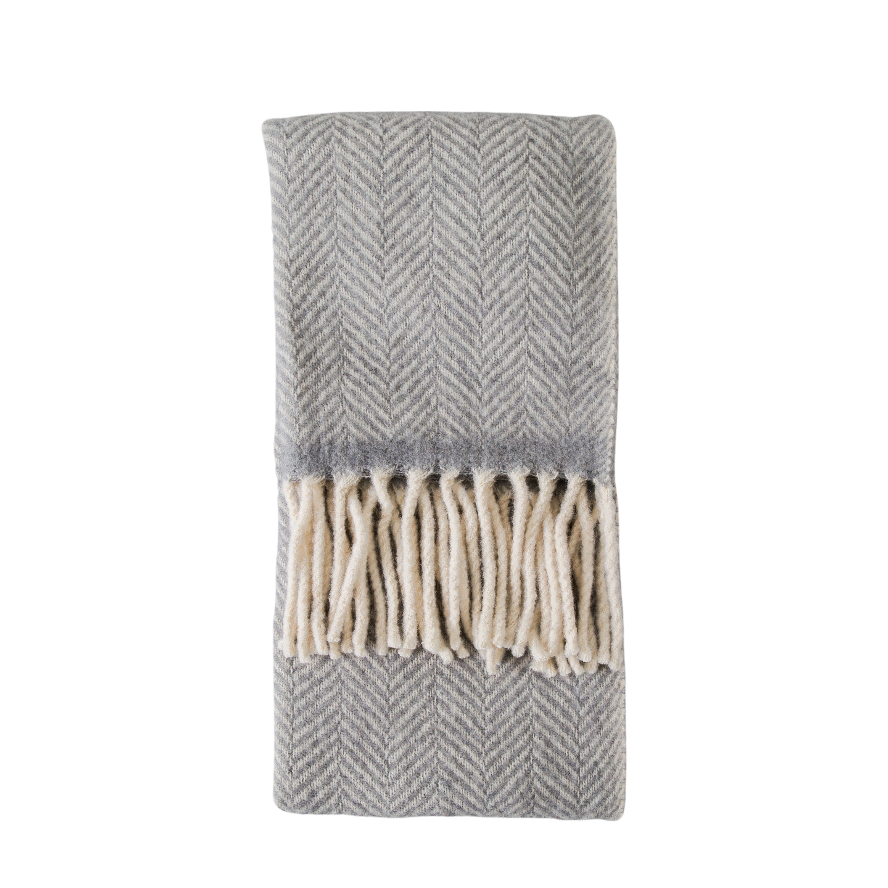 Wool Throw Grey - Wool | Migo Interiors