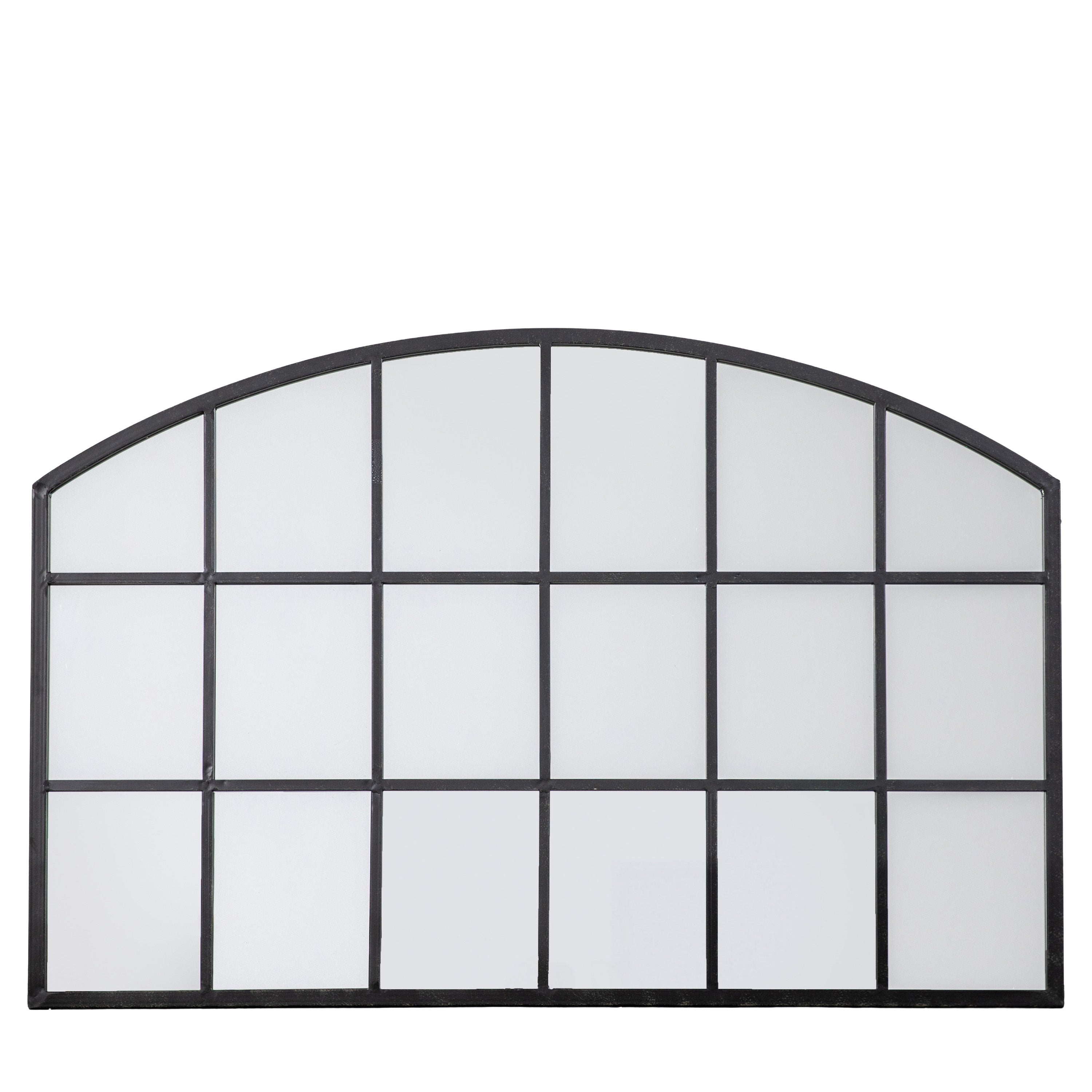 Wingham Arch Mirror Black - Iron / Glass / MDF | Migo Interiors