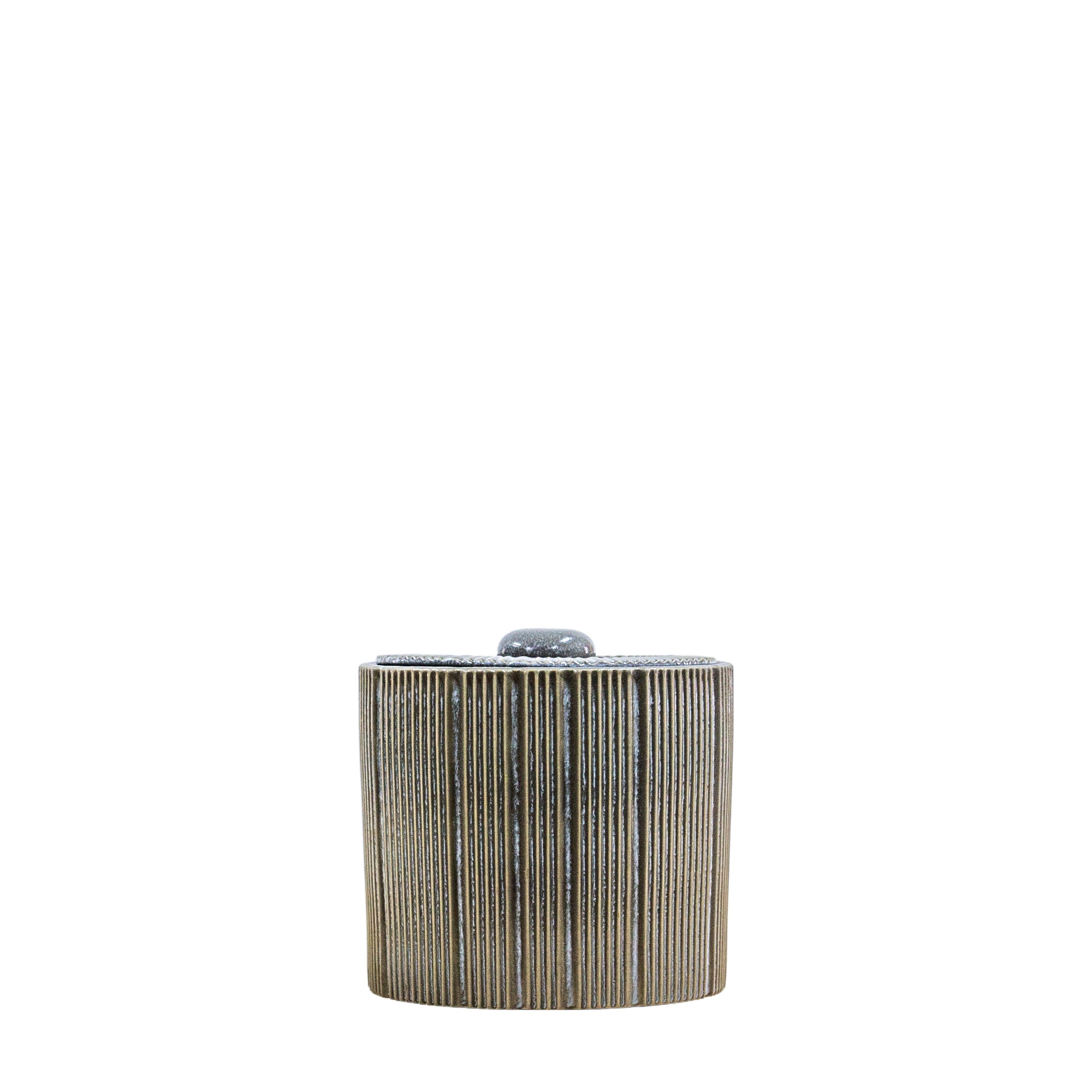 Estrid Jar Large Grey - Clay | Migo Interiors