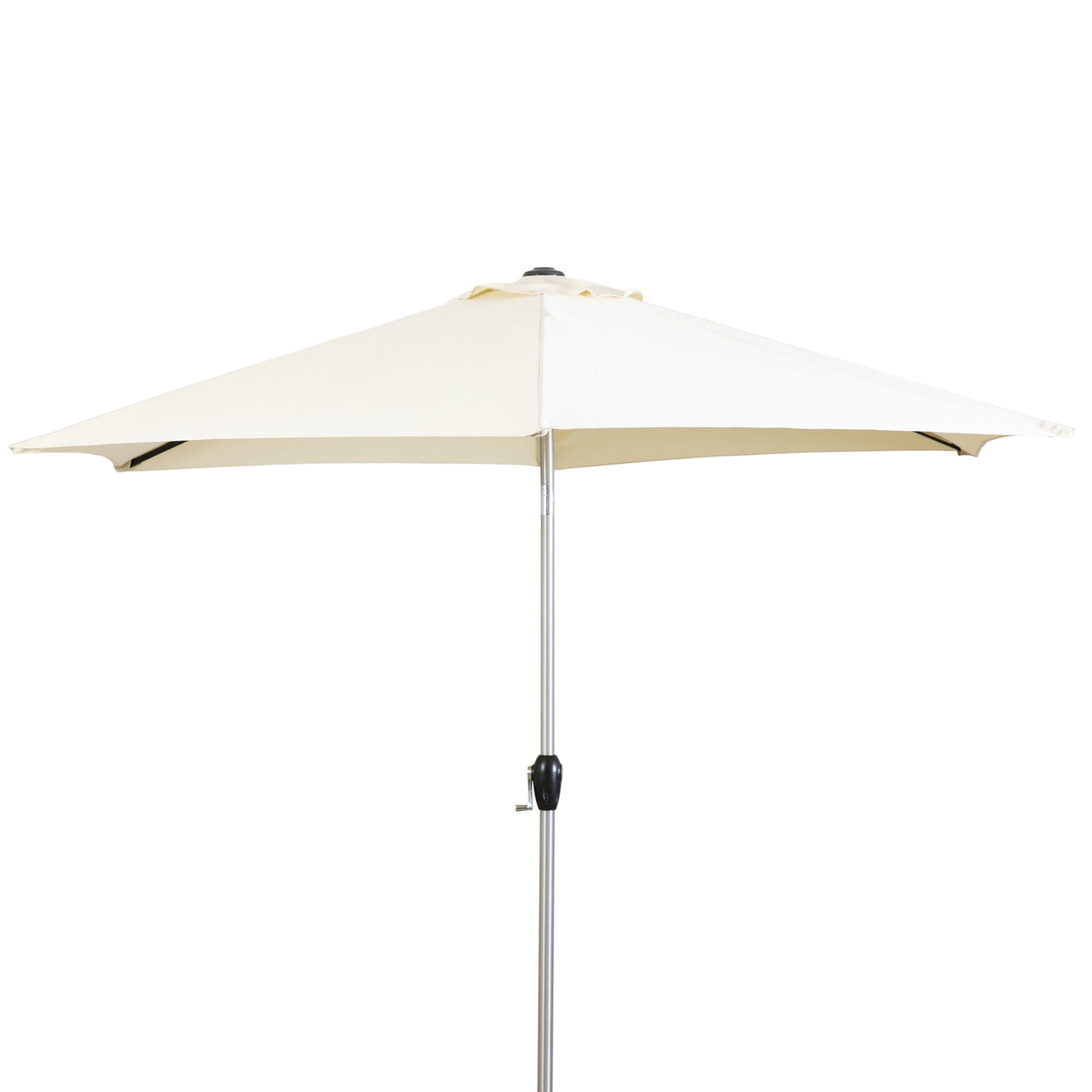 Vazzano 2.7m Parasol Cream - Polyester / Aluminium / Steel / Polypropolyne | Migo Interiors