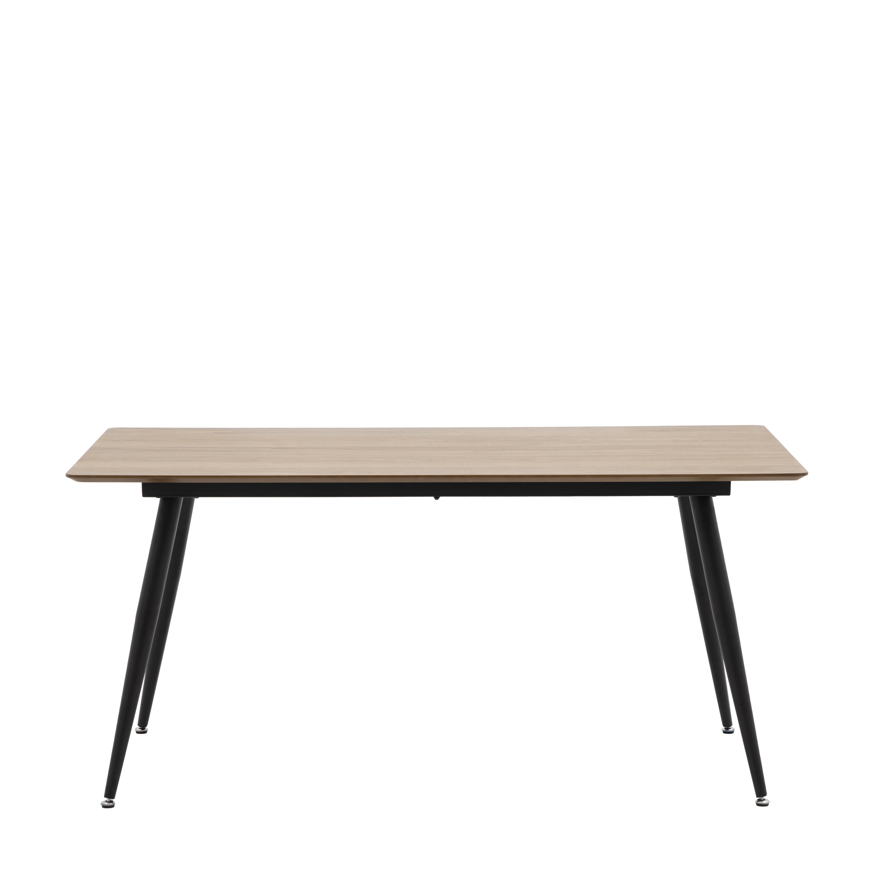 Astley Dining Table Oak - MDF / Oak Veneer / Iron | Migo Interiors