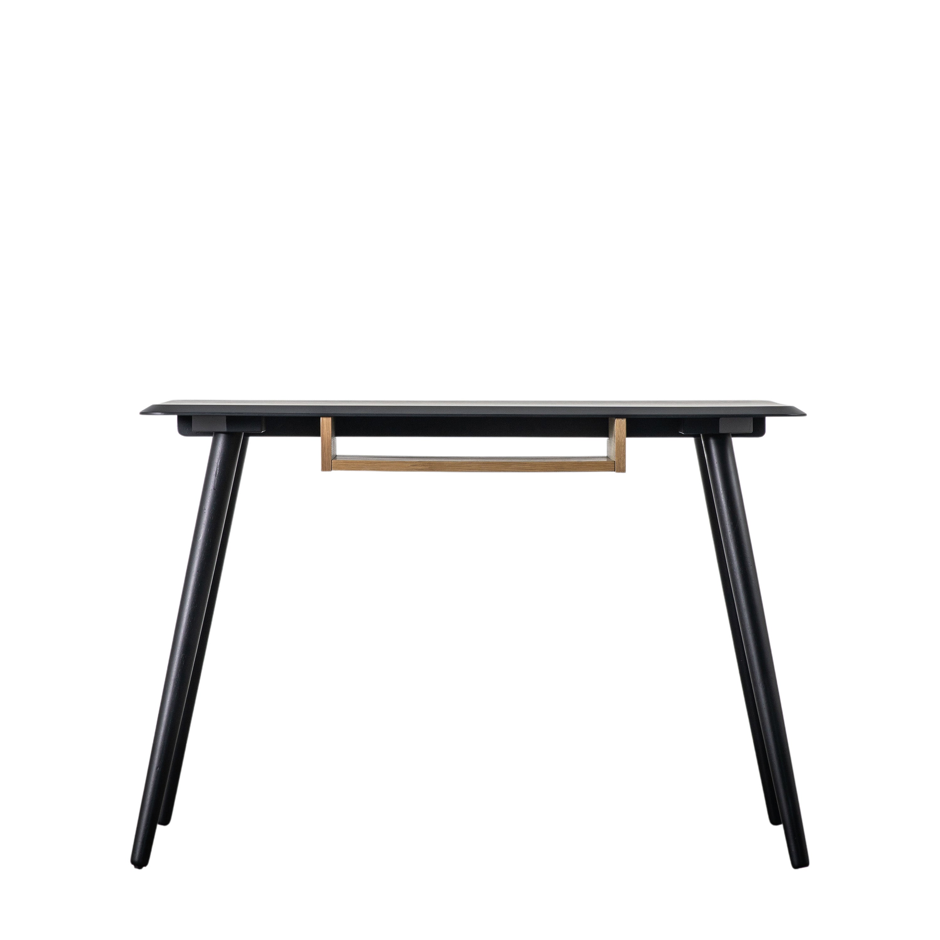 Maddox Desk with Shelf - Rubber Wood / Oak Veneer | Migo Interiors