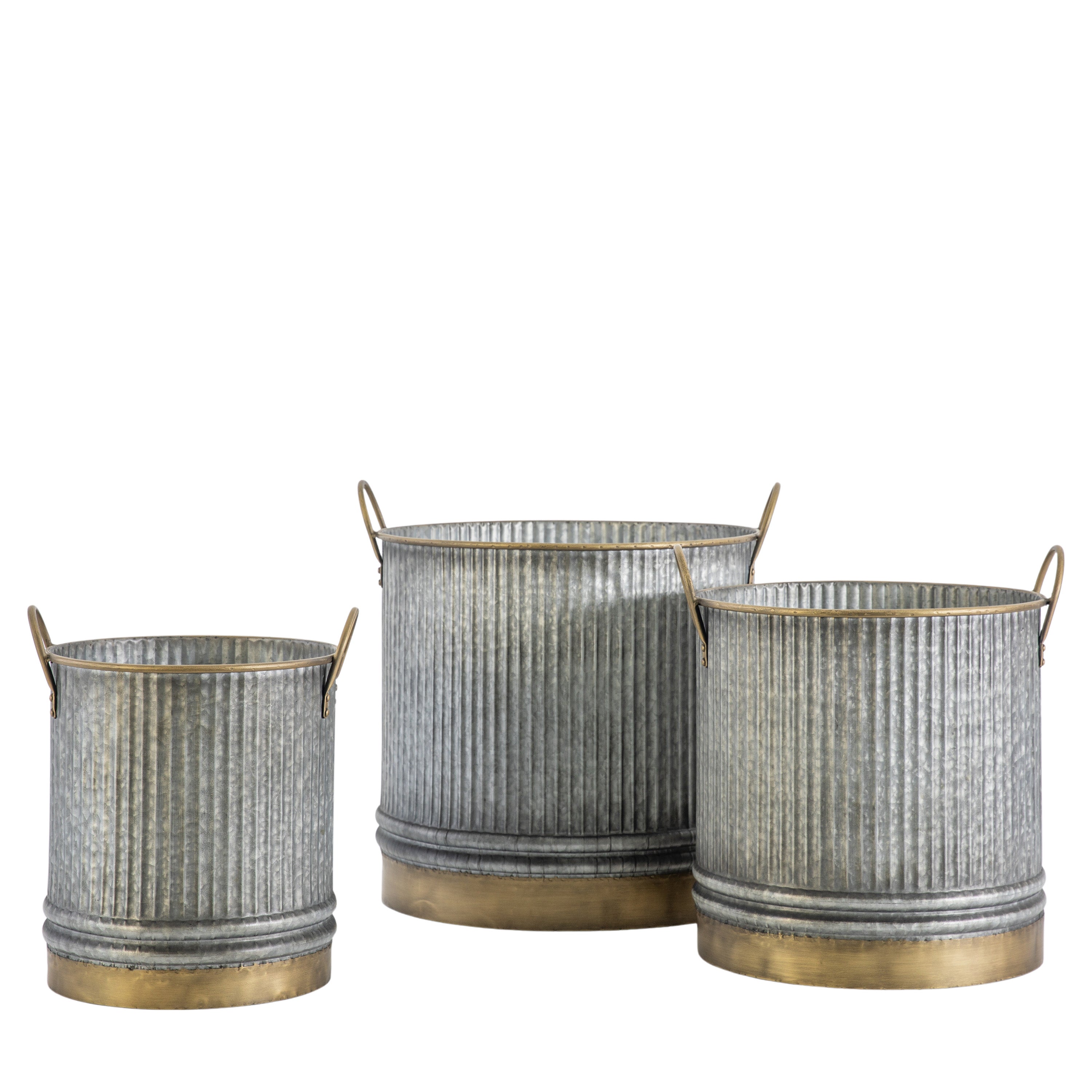 Sylvie Planter (Set of 3) - Iron | Migo Interiors