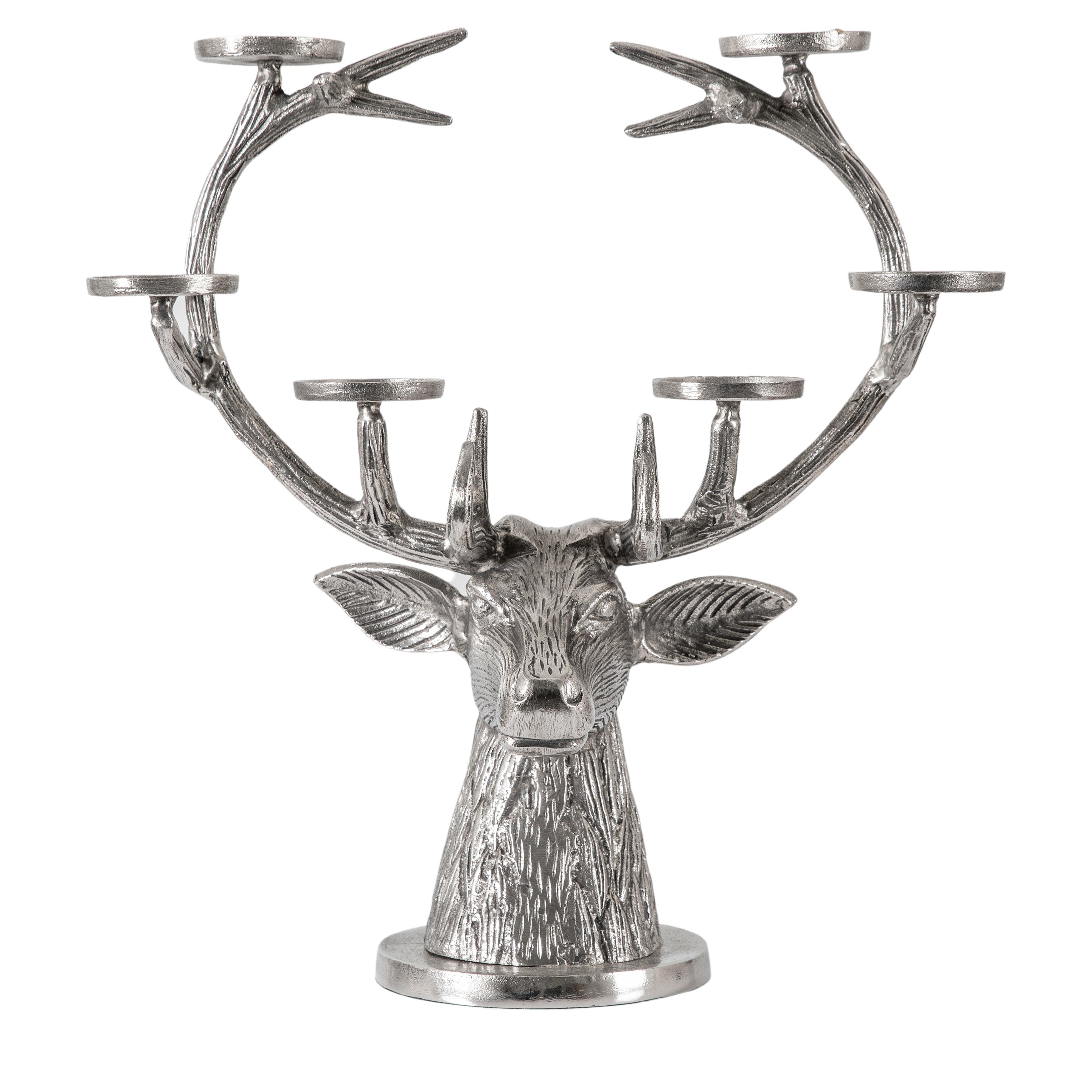 Stag Candelabra Aluminium - Aluminium | Migo Interiors