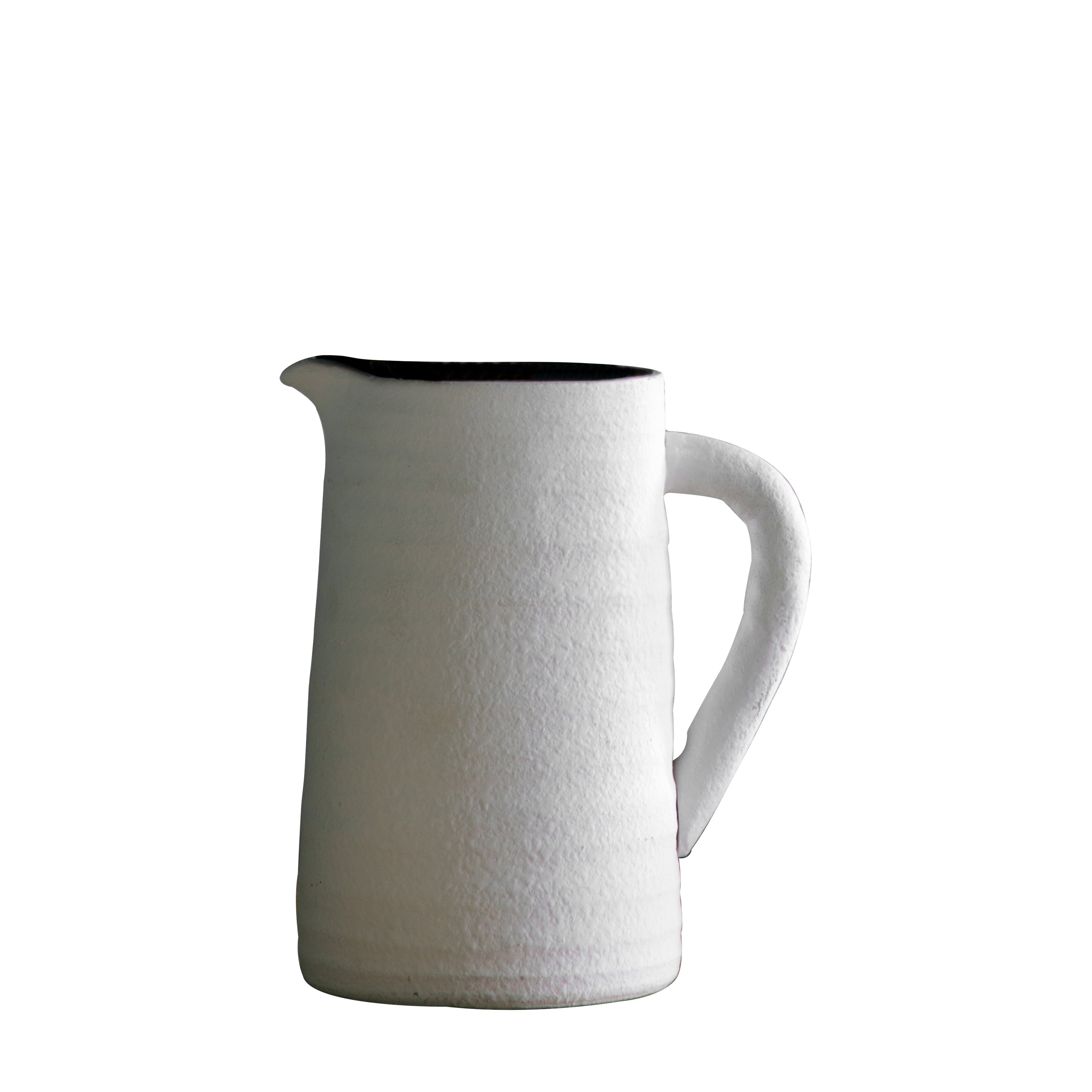 Stenson Vase Small White - Terracotta | Migo Interiors