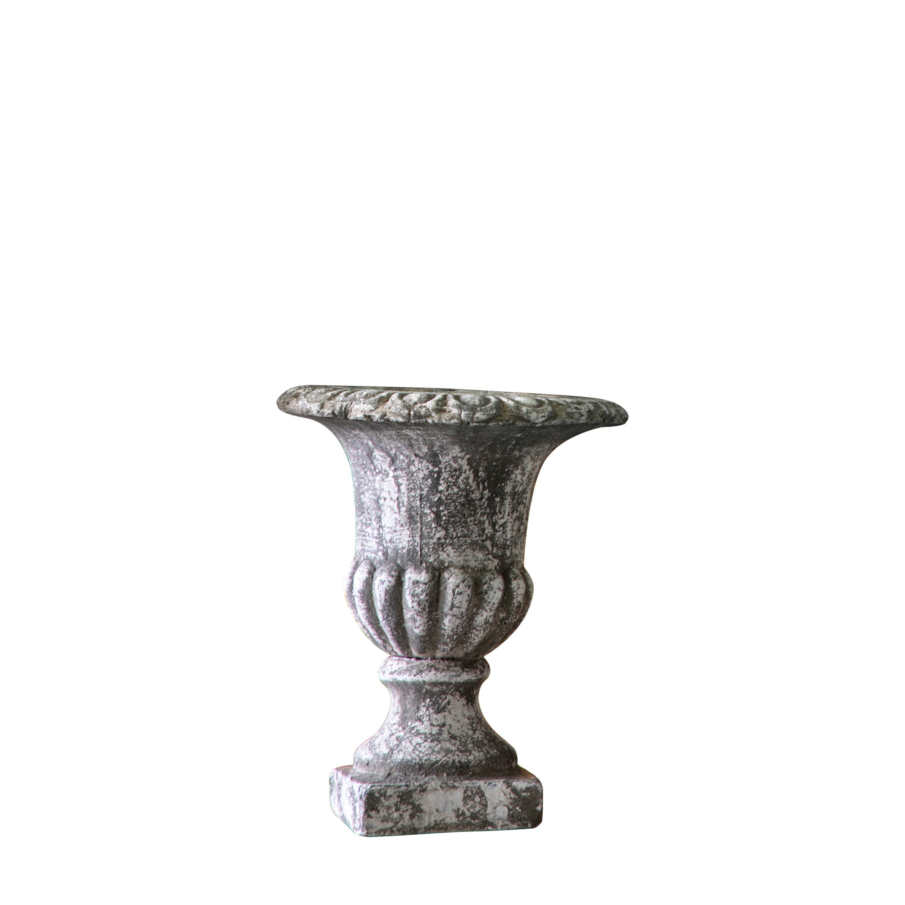 Amesbury Urn Aged - Cement | Migo Interiors