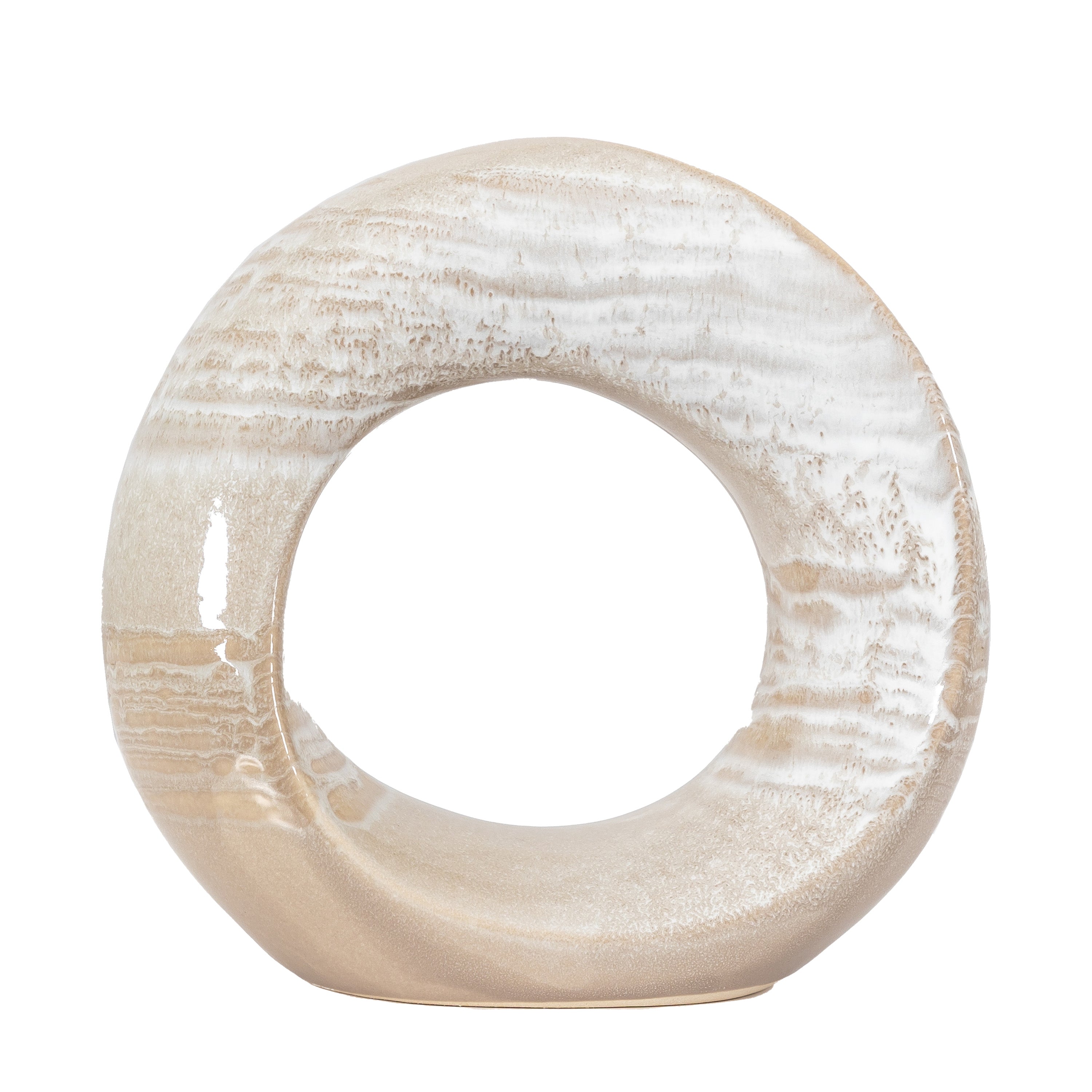 Otto Sculpture Large Reactive Grey - Stoneware | Migo Interiors