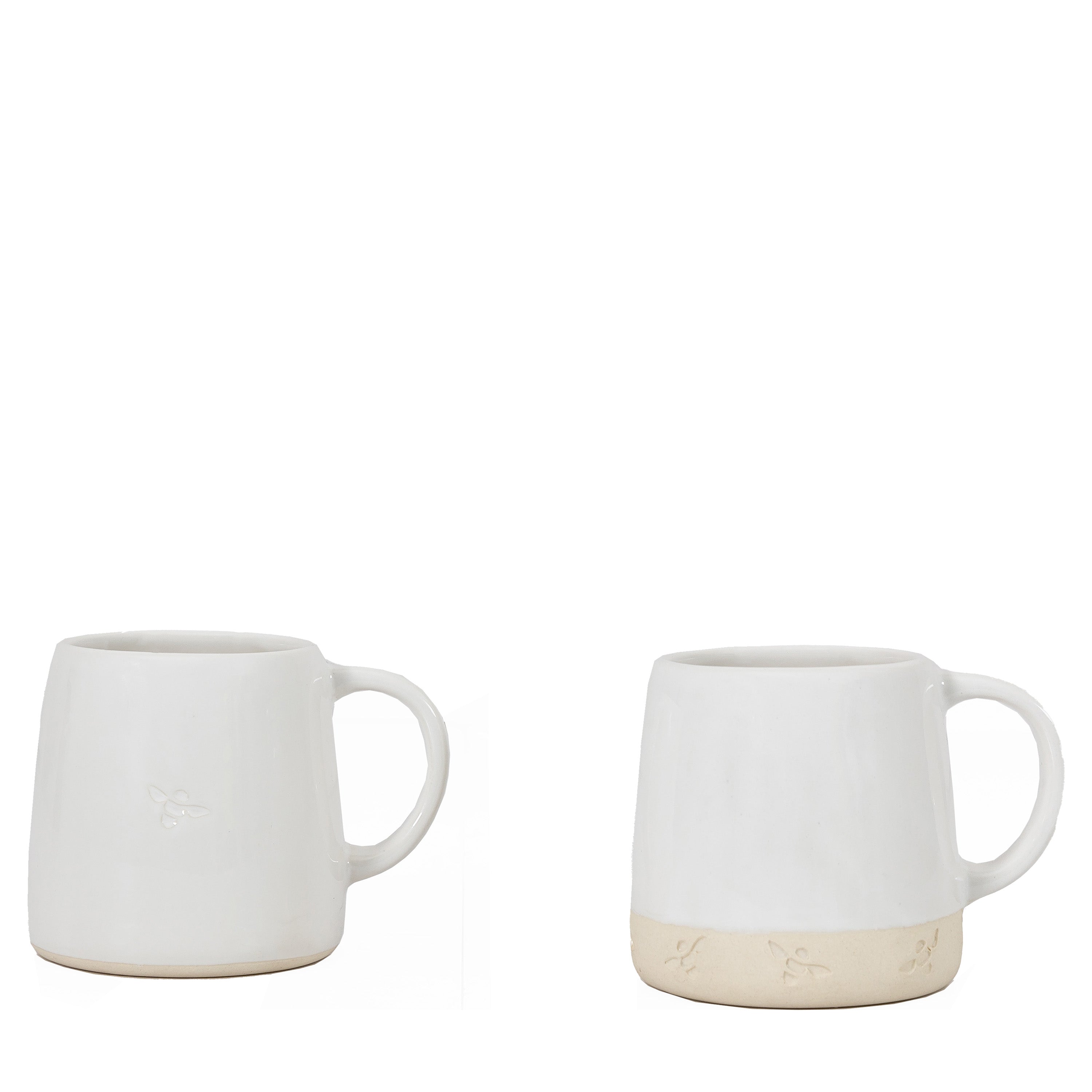 Bee Mugs (Set of 4) - Stoneware | Migo Interiors