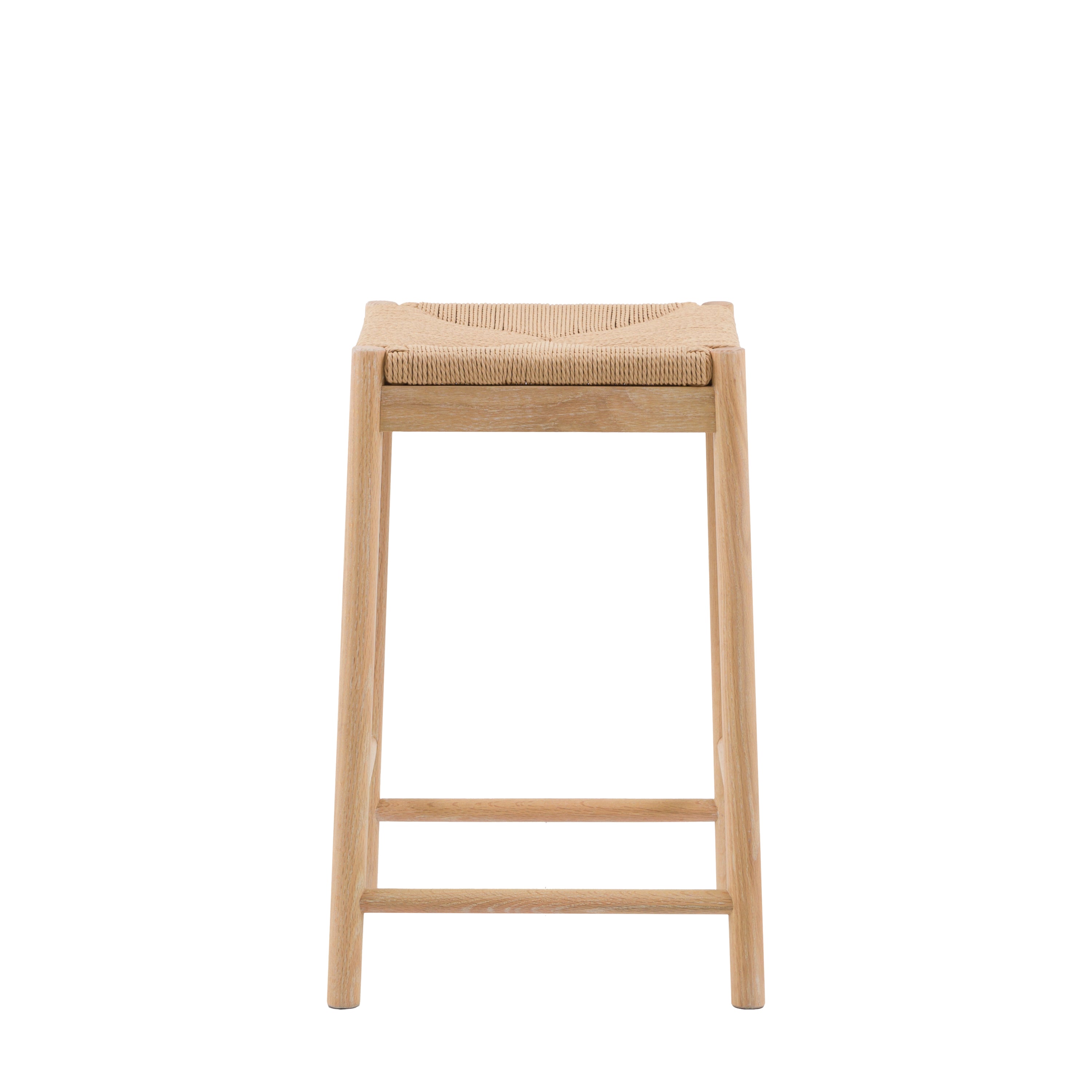 Eton Rope Stool - Oak / Rope | Migo Interiors