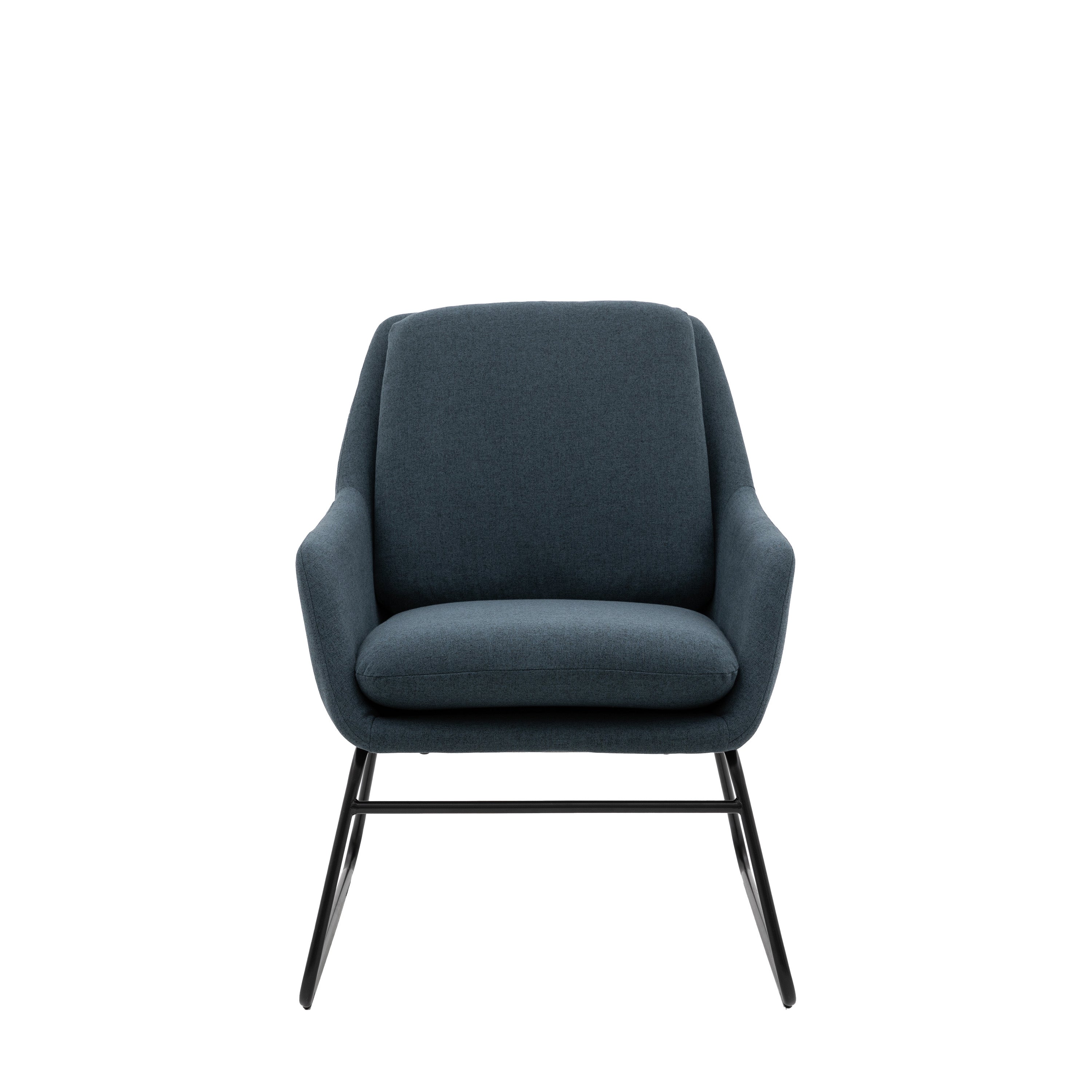 Funton Chair Midnight - Iron / Plywood / Polyester / Polyfibre / Foam | Migo Interiors