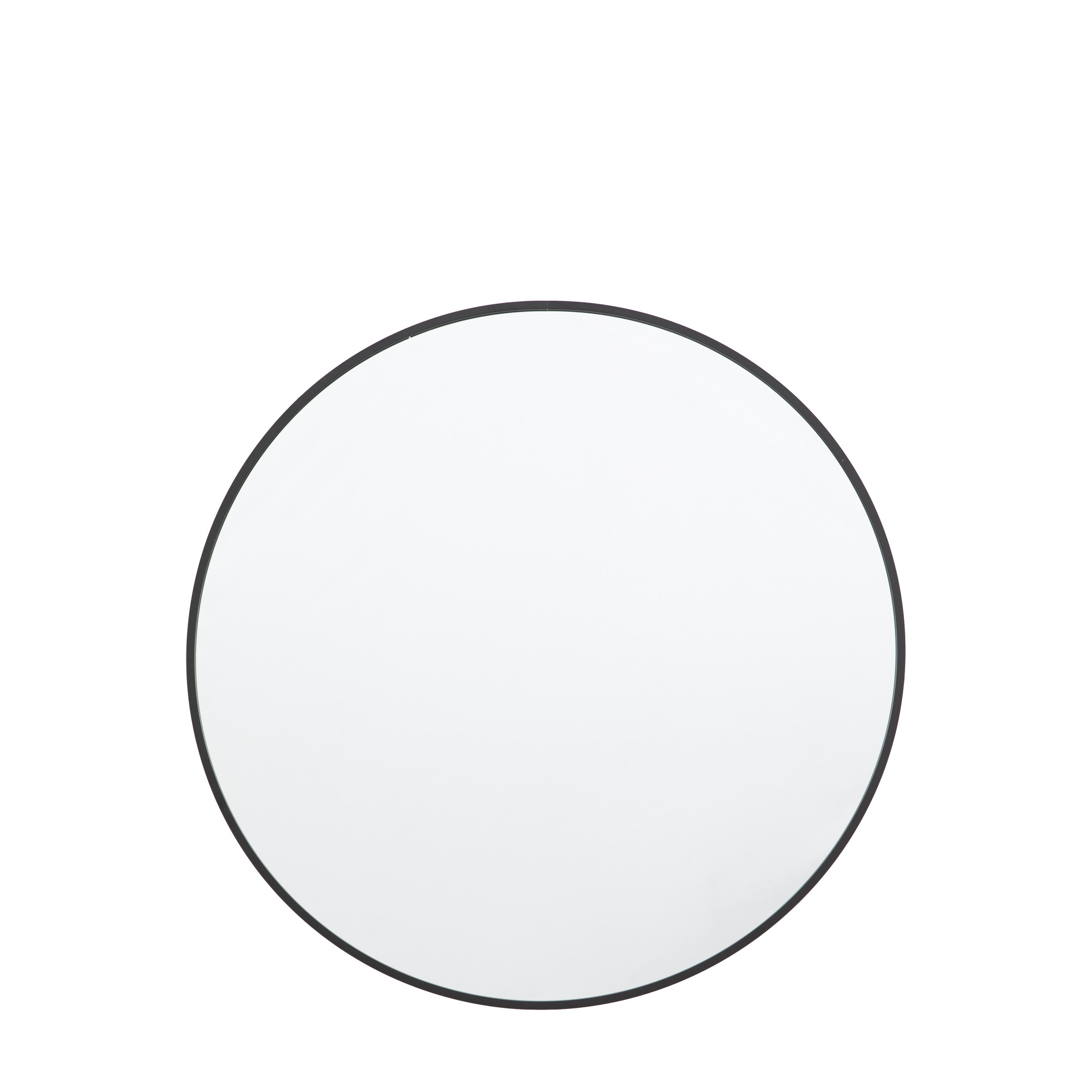 Yardley Mirror Round Black - Glass / MDF / Aluminium | Migo Interiors