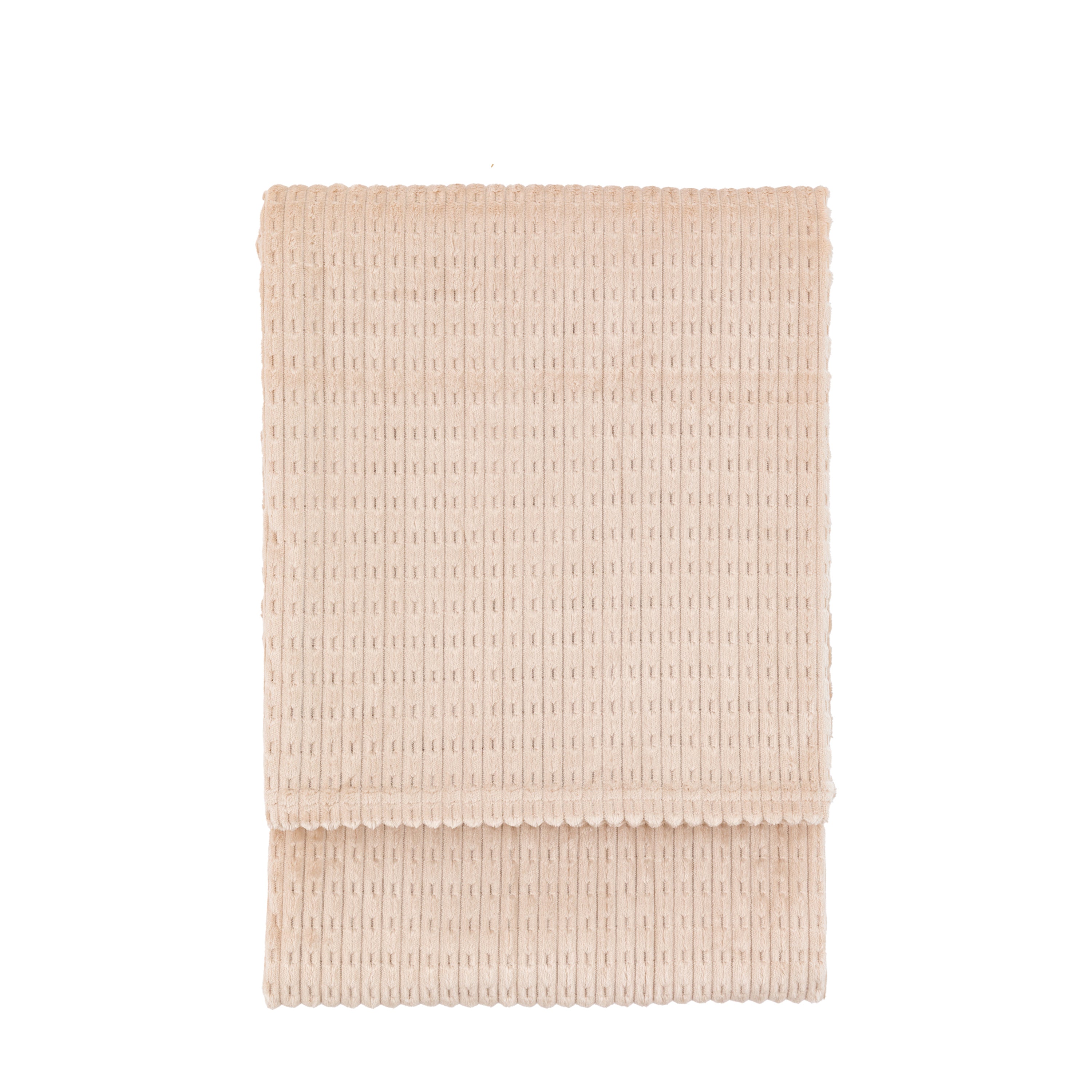 Winson Flannel Throw Taupe