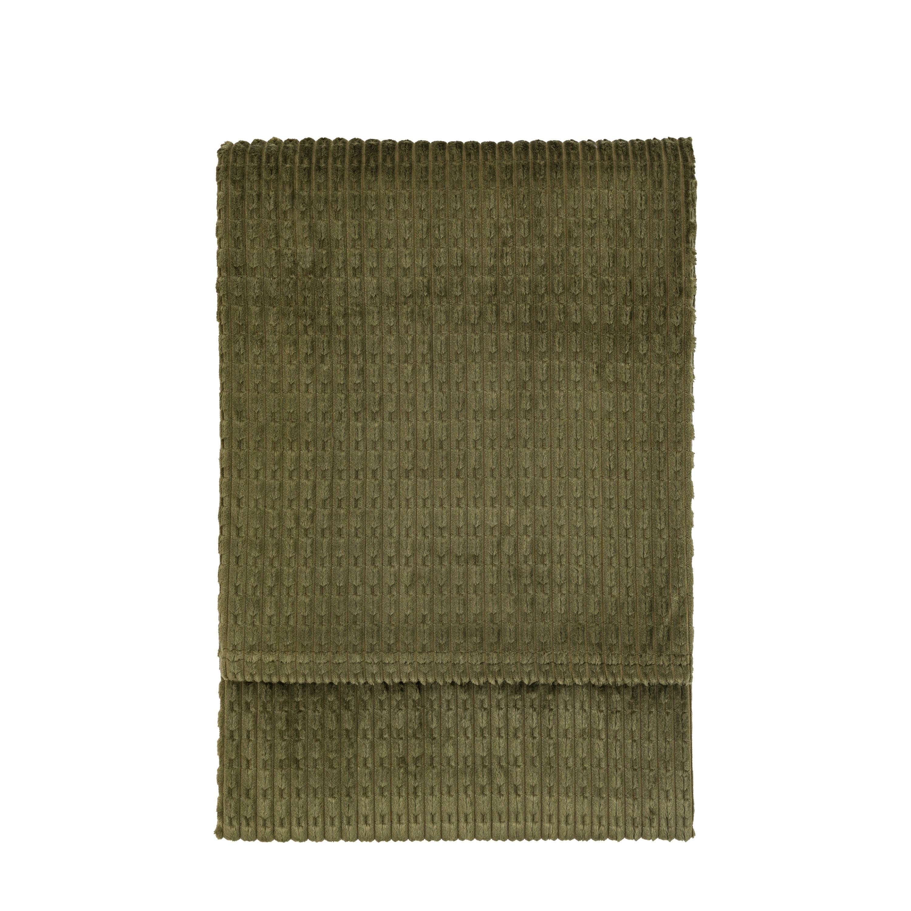 Winson Flannel Throw Olive