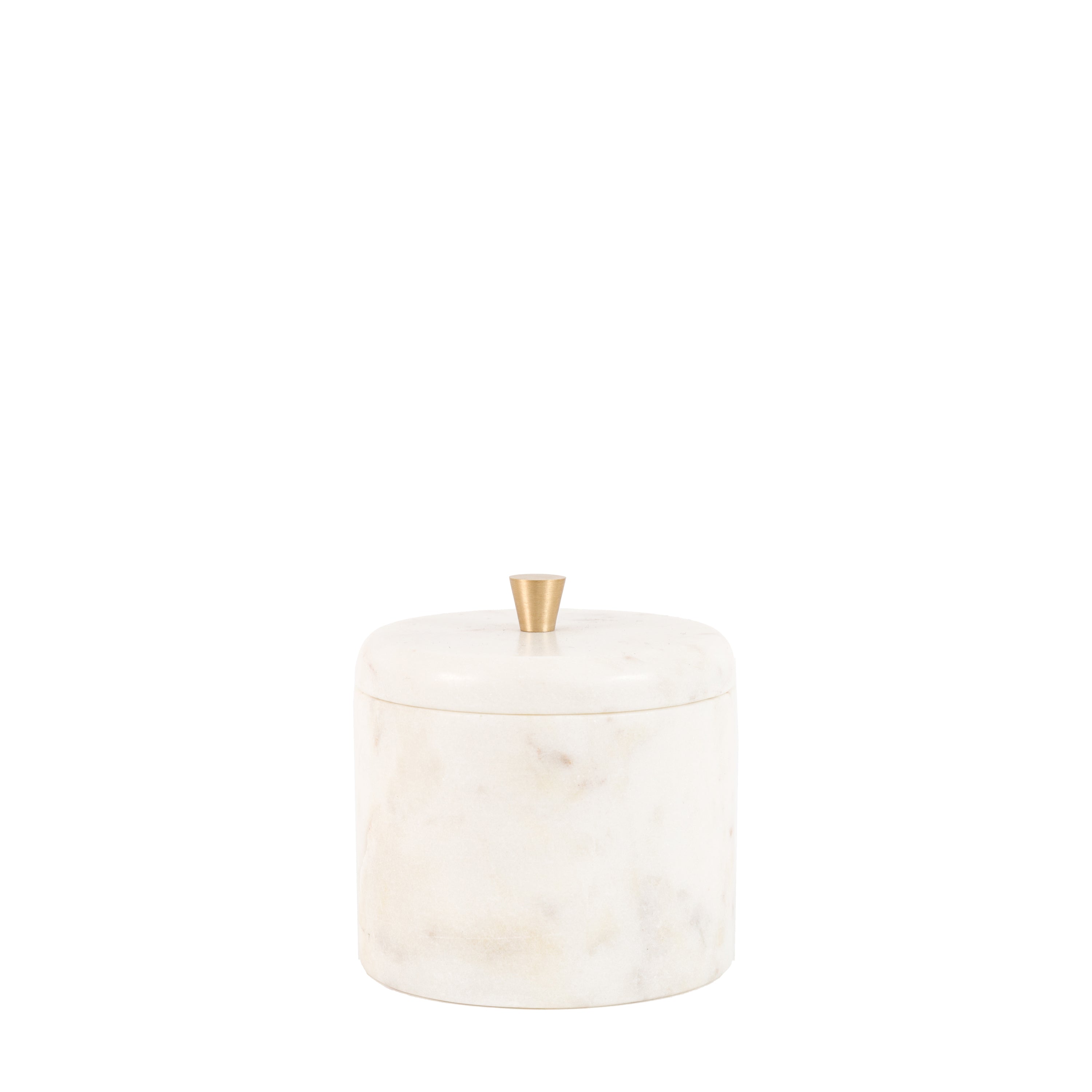 Veta Marble Rounded Box White