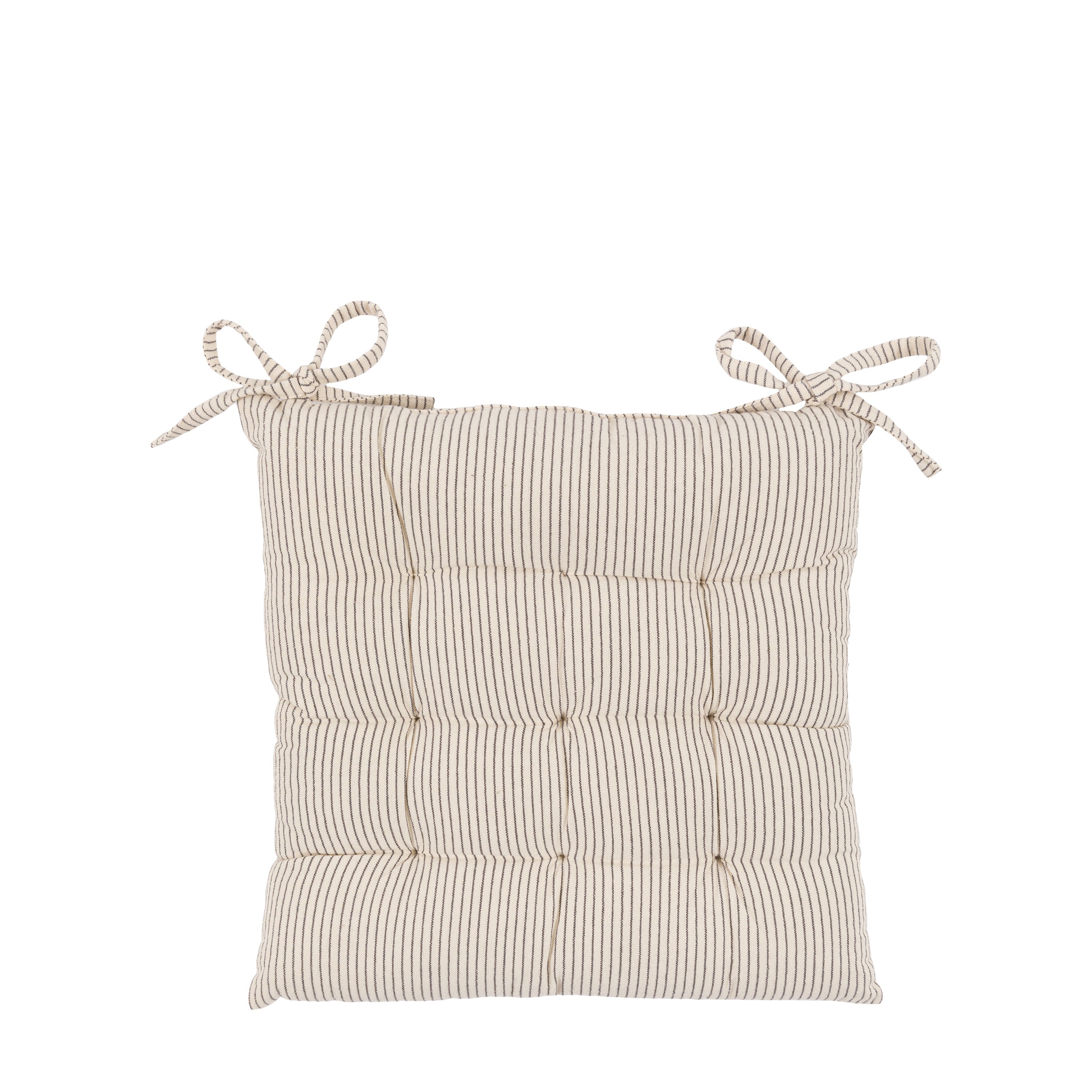 Fairford Woven Stripe Seatpad Cream