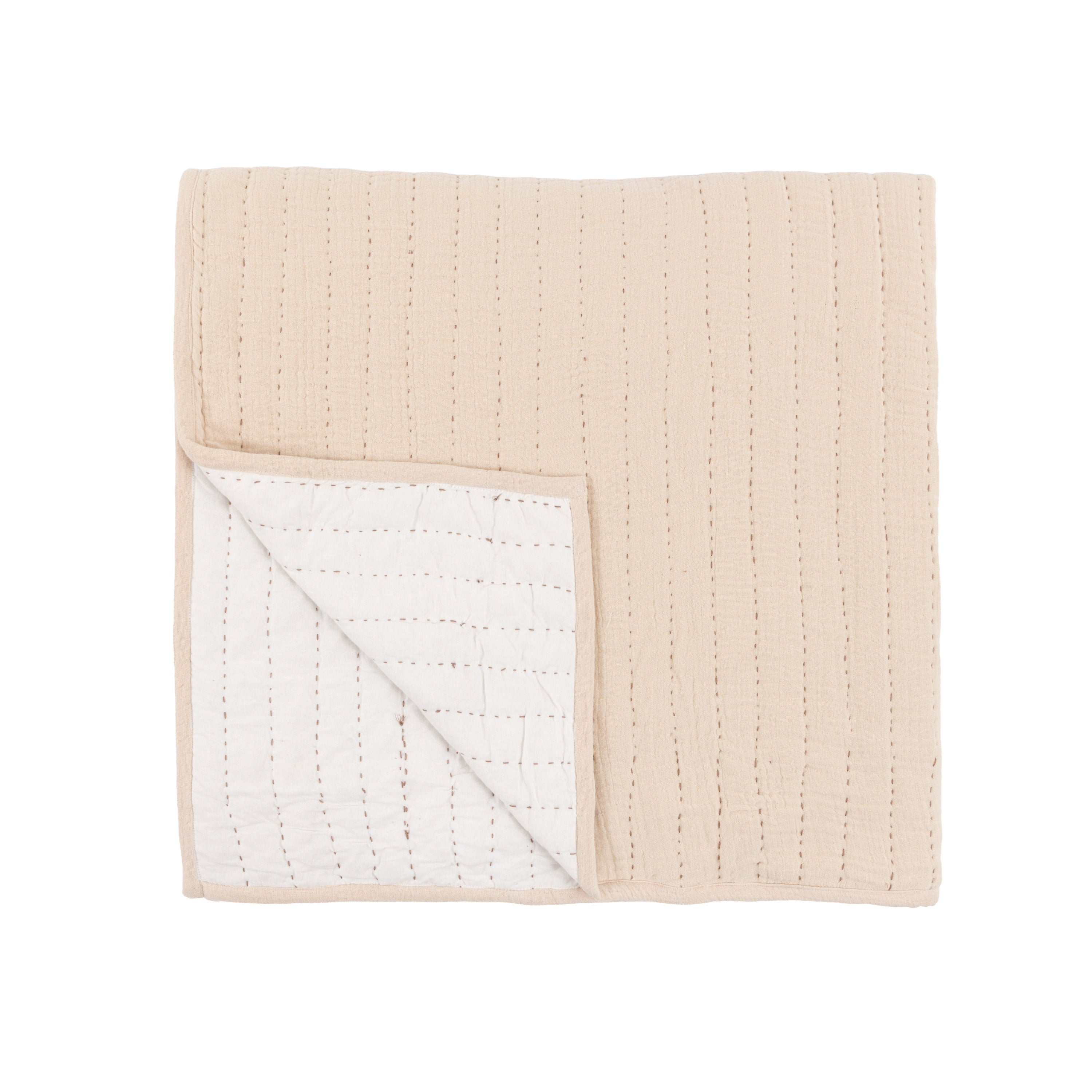 Alcove Gauze Bedspread Taupe