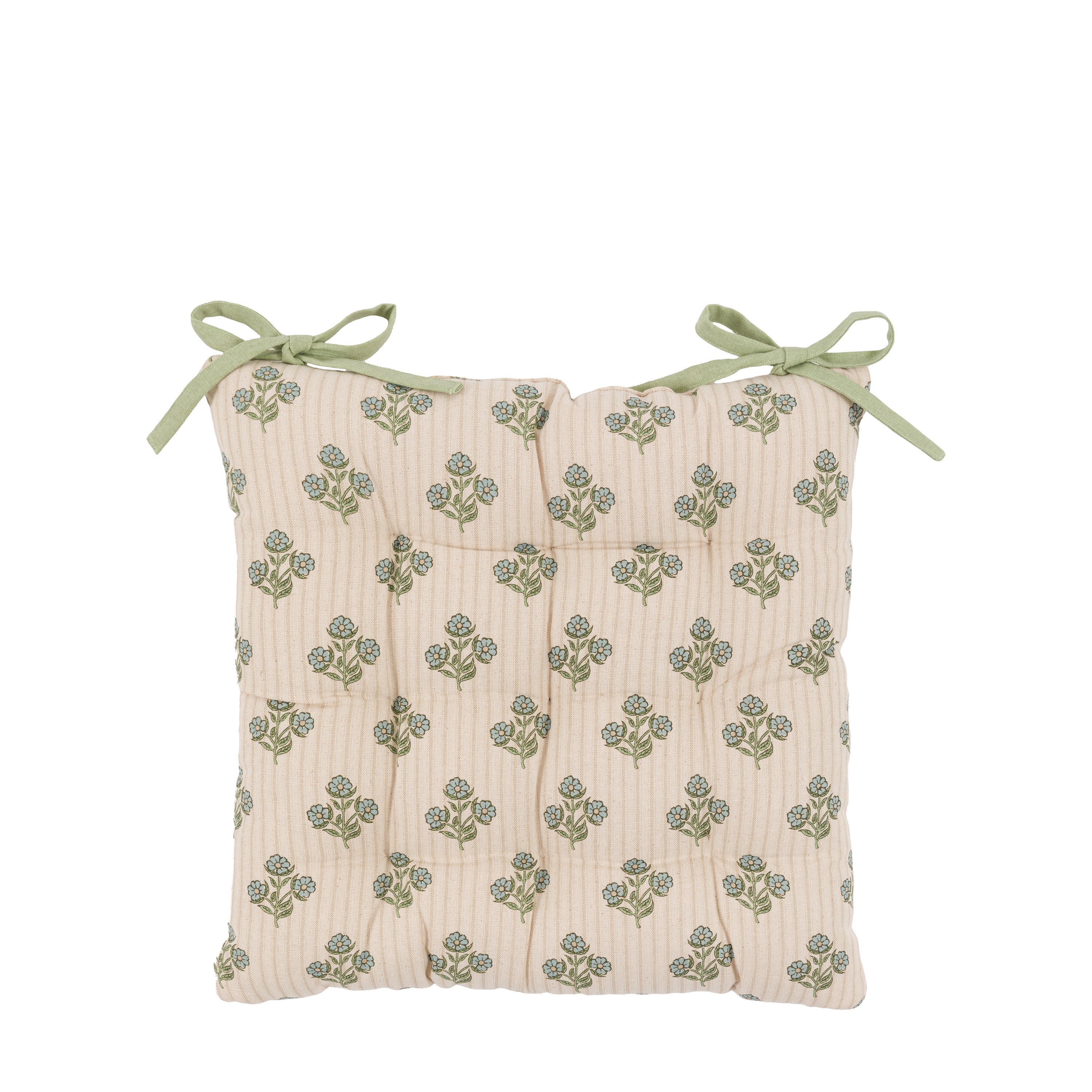 Floret Stamp Seatpads Natural 2pk