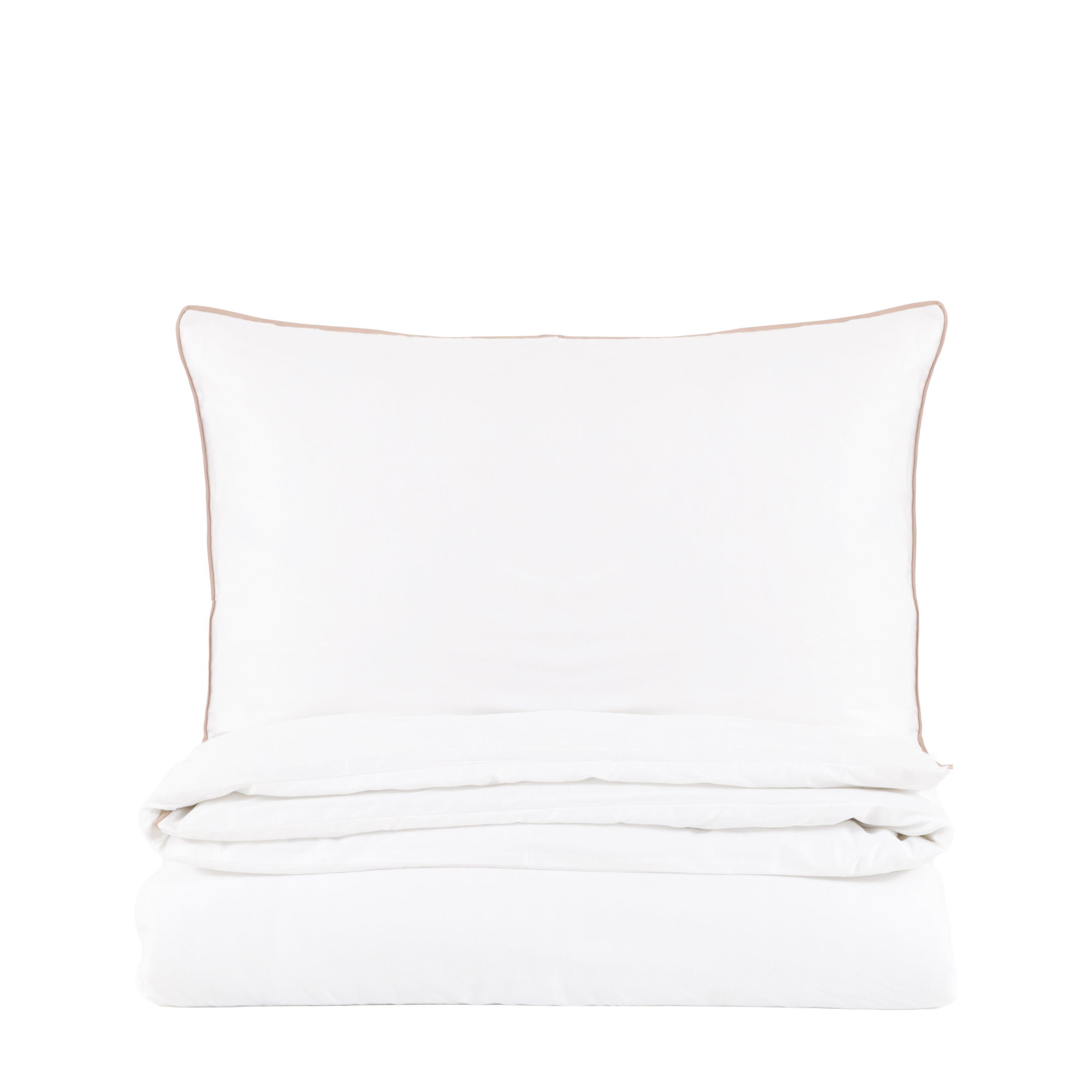 Egyptian Cotton Piped Duvet Cover Set King