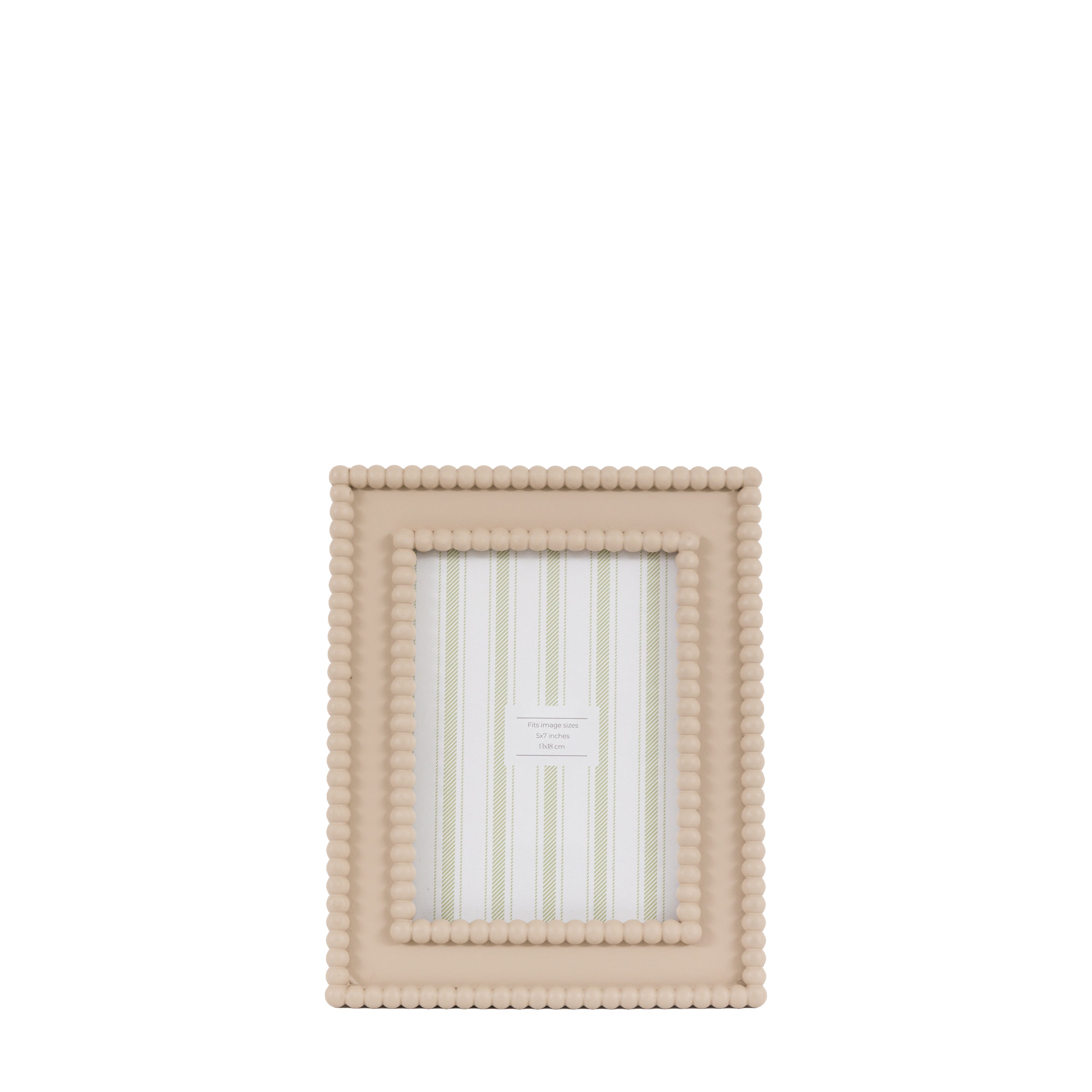 Cove Beaded Photo Frame in Mocha