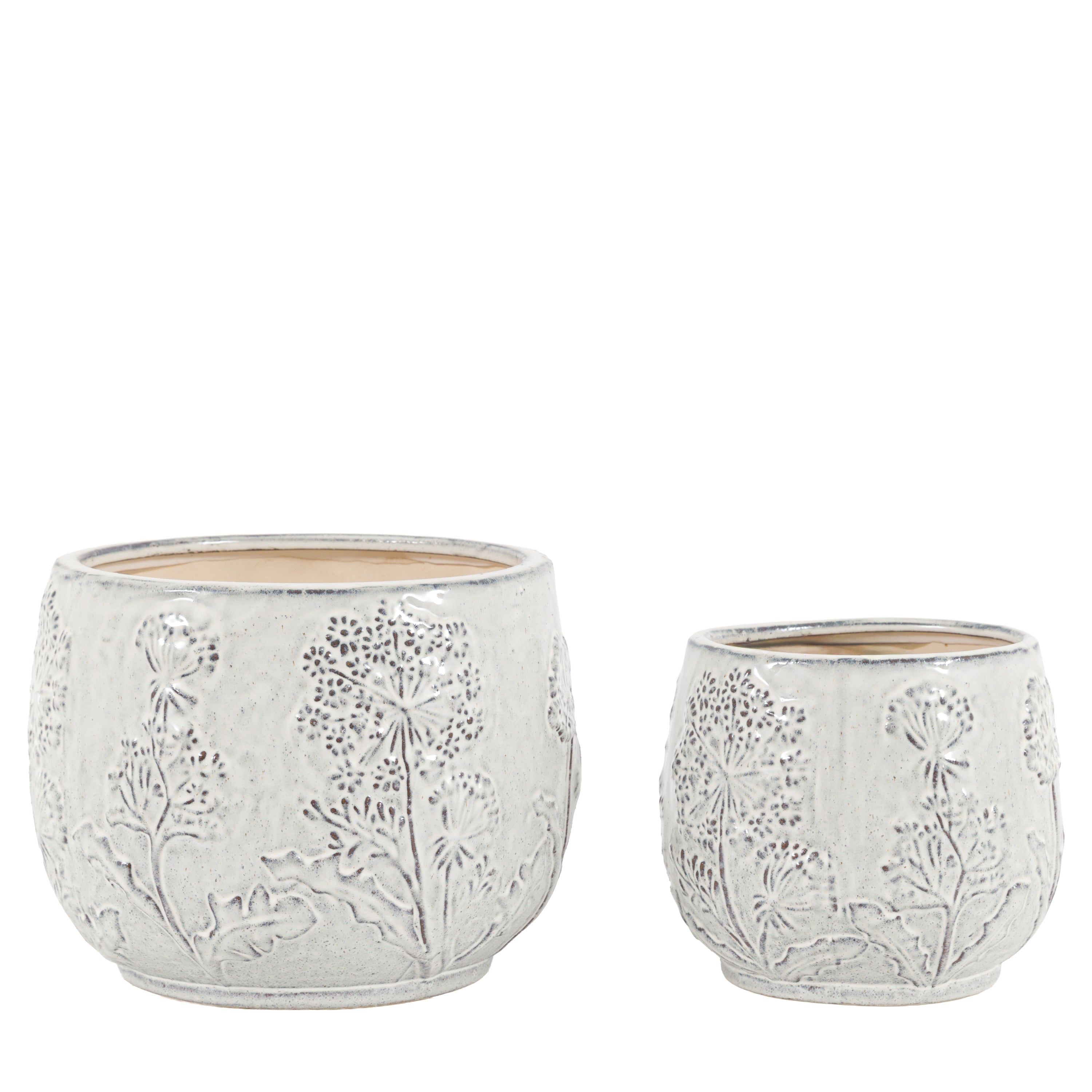 Meadow Floral Planter Set of 2