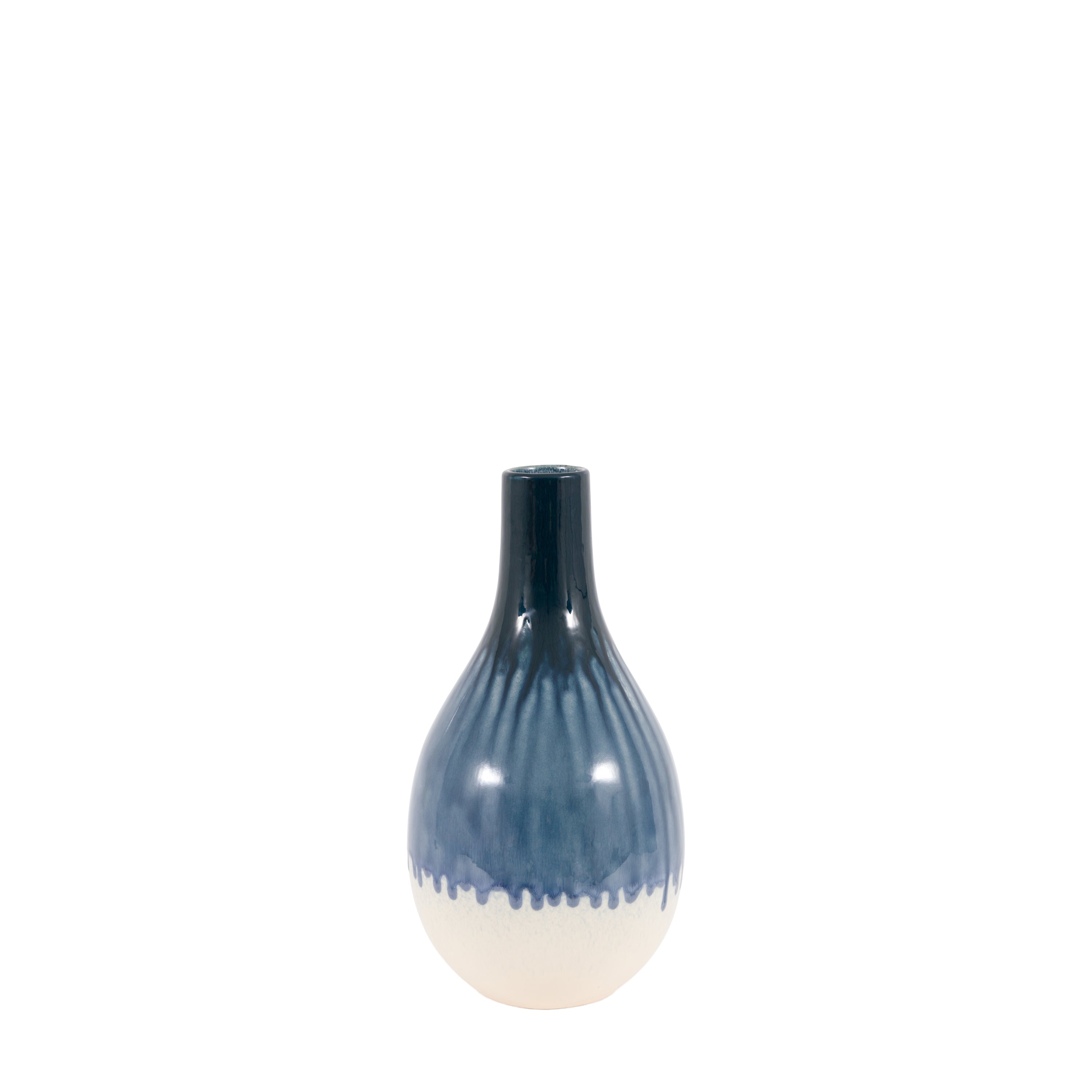 Orro Blue Organic Fade Ceramic Vase