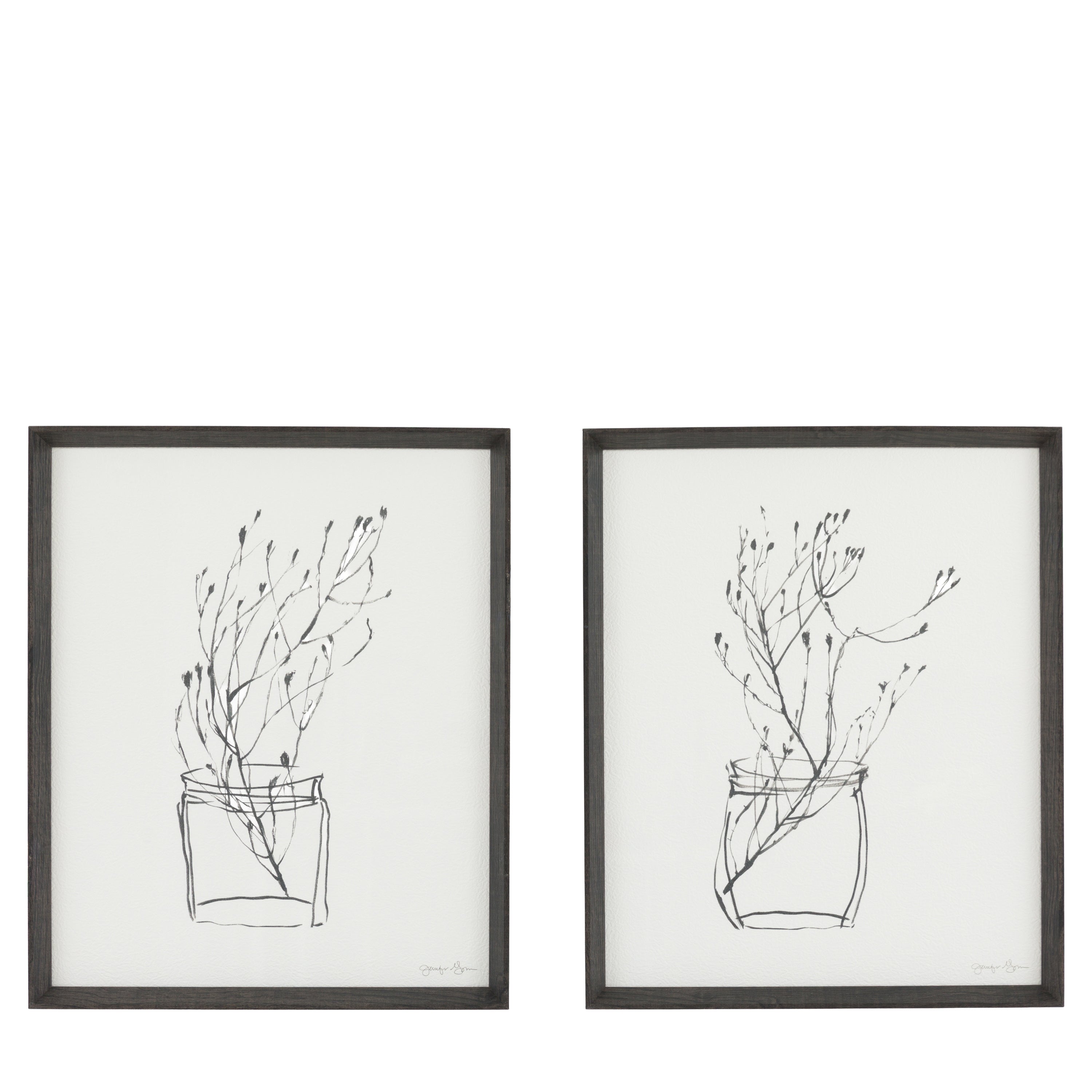 Delicate Nature Framed Art Set of 2