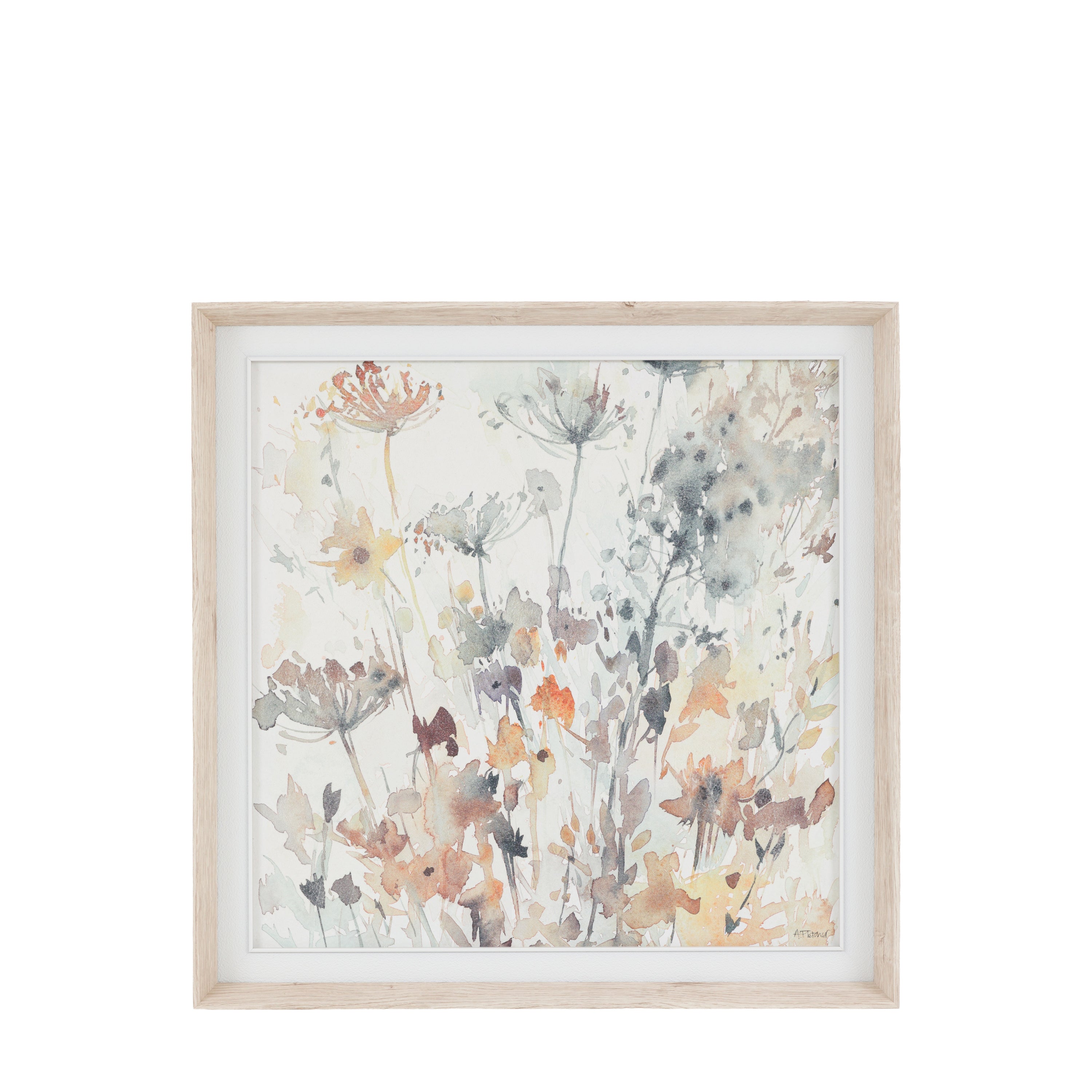 Garden Notes Framed Canvas