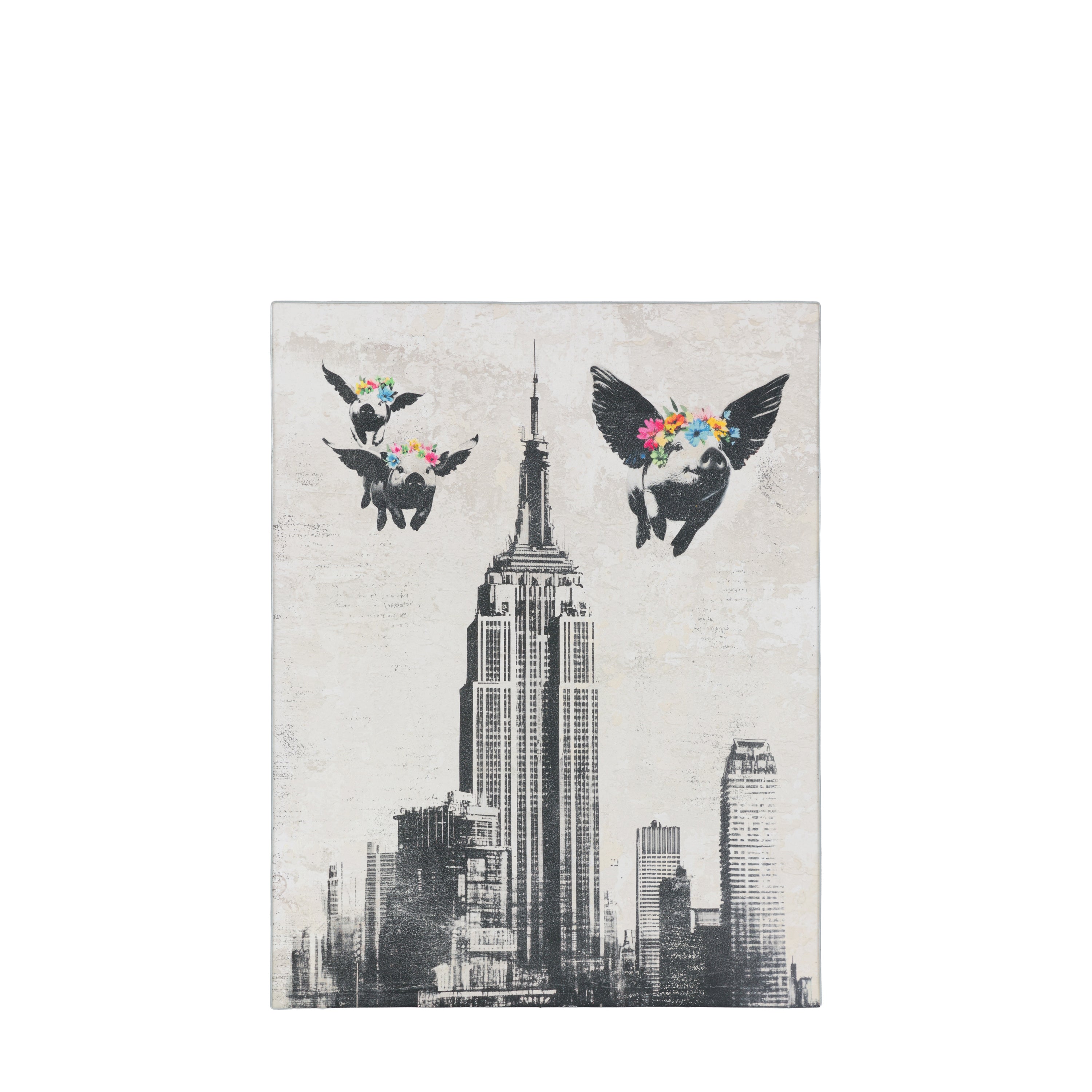 Concrete Dreams II Framed Canvas