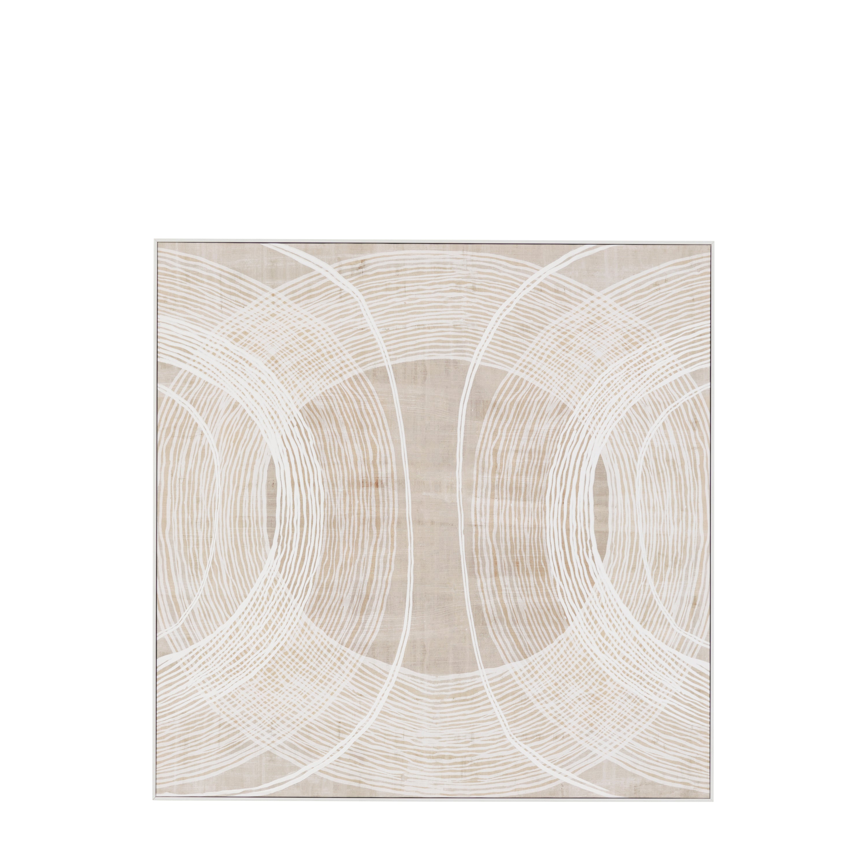 In the Round Framed Canvas