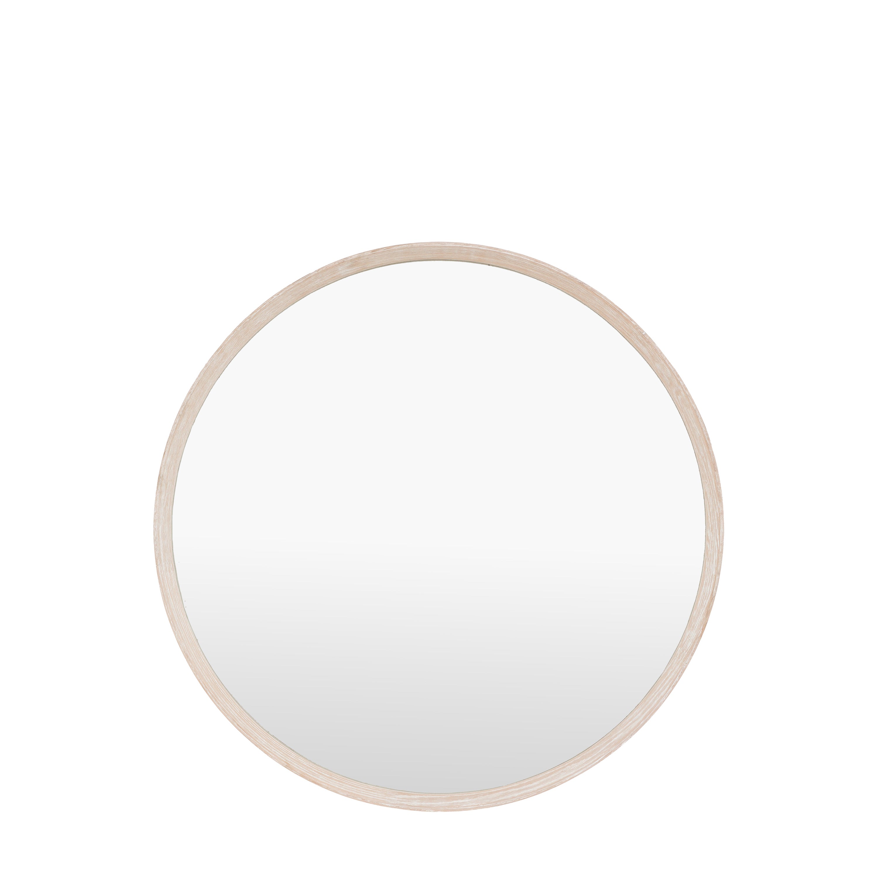 Helsinki Round Mirror Washed Oak