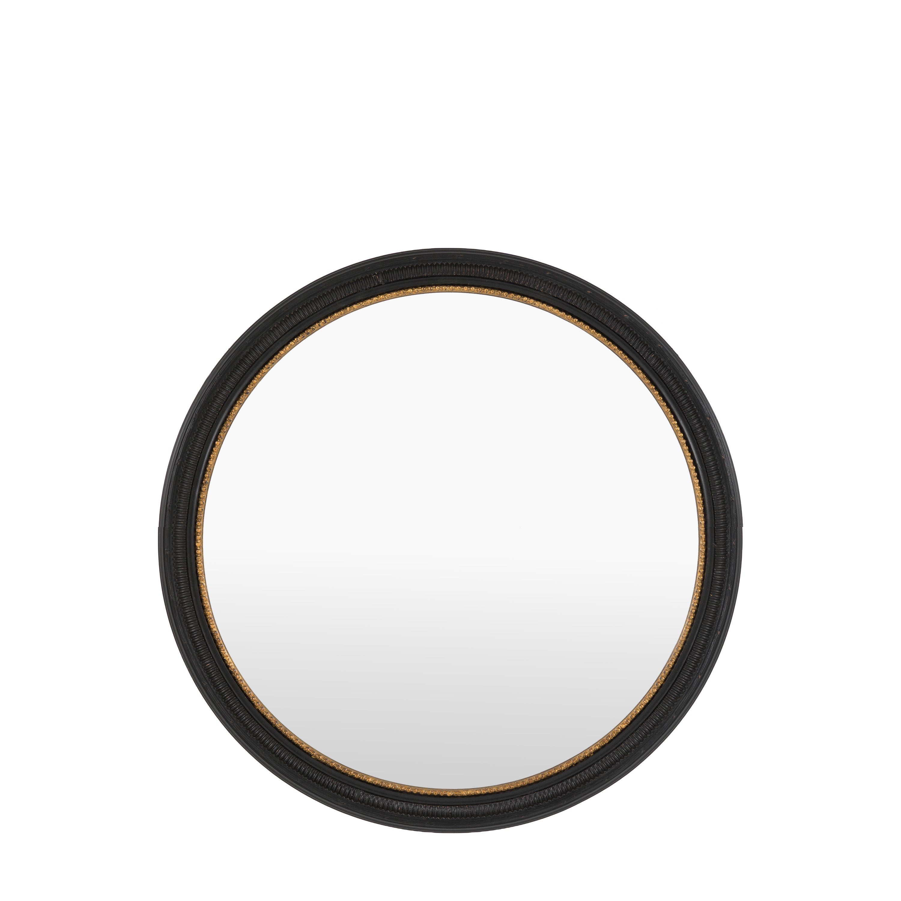 Pisa Round Mirror Black
