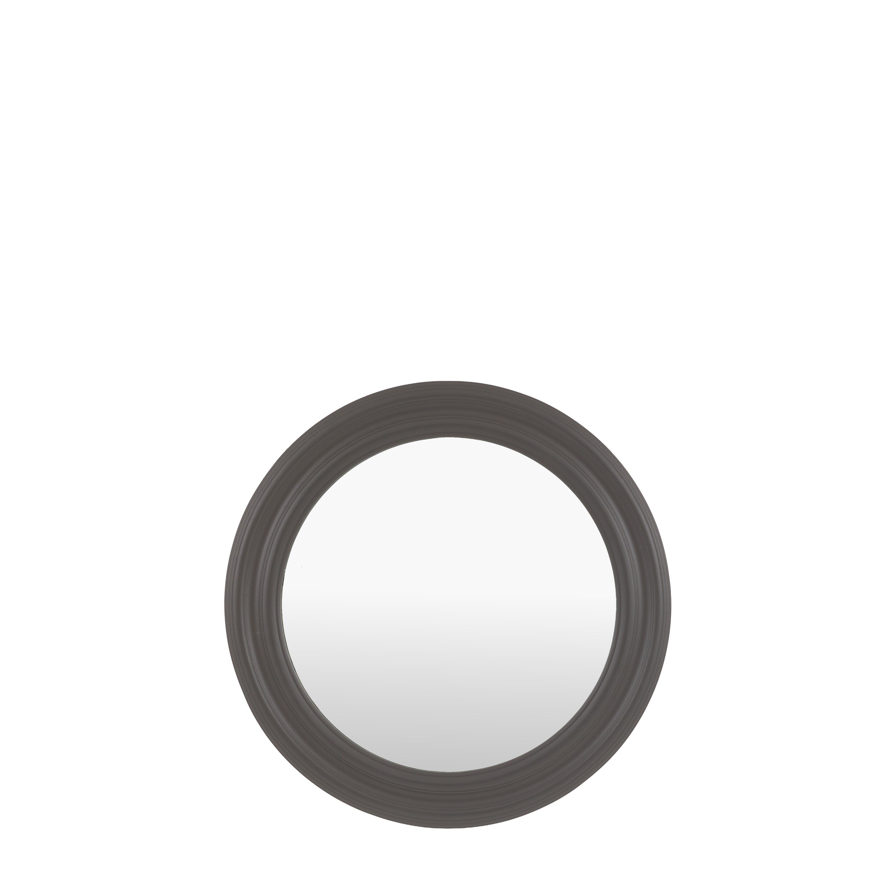 Suffolk Round Mirror Charcoal