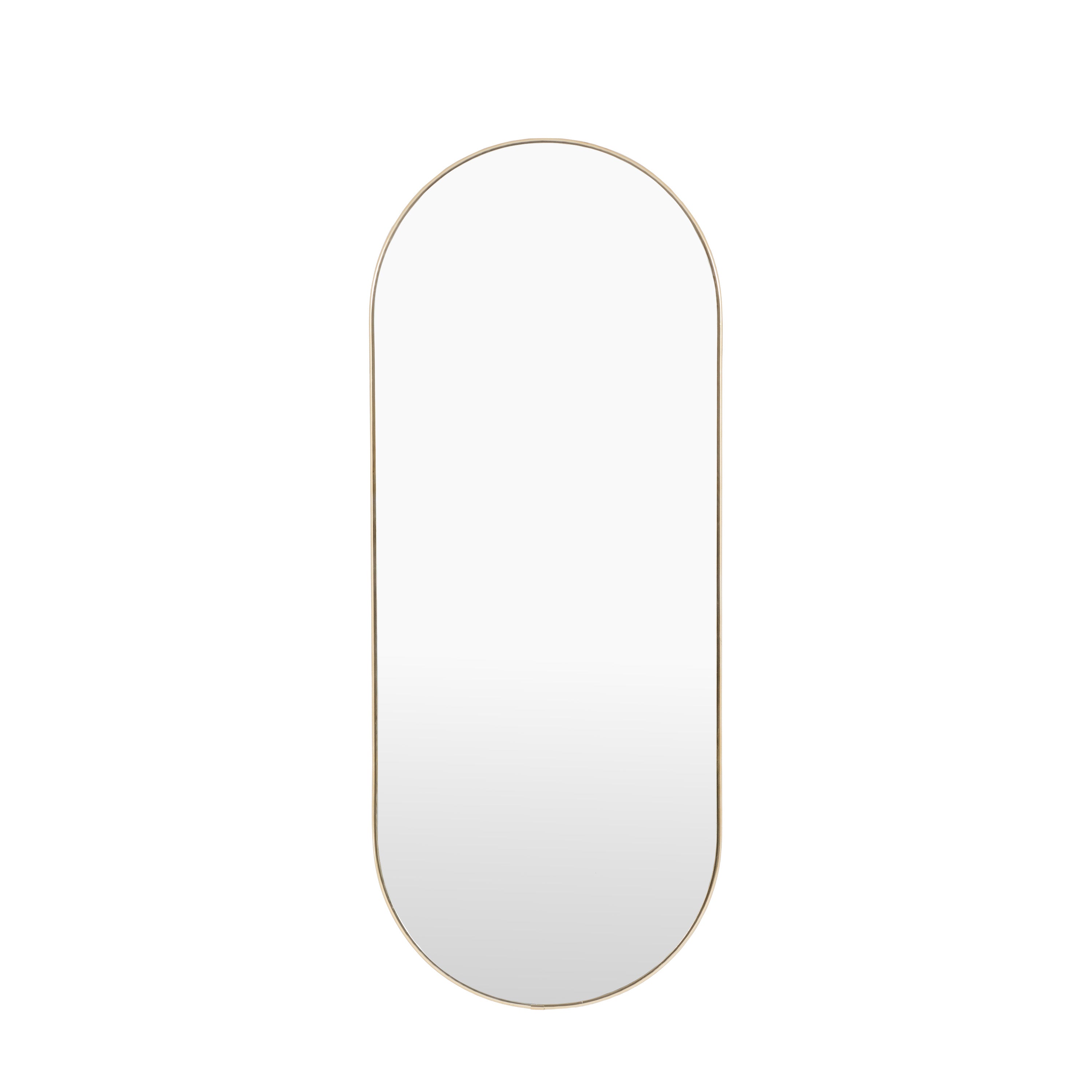 Highline Elipse Mirror Brass