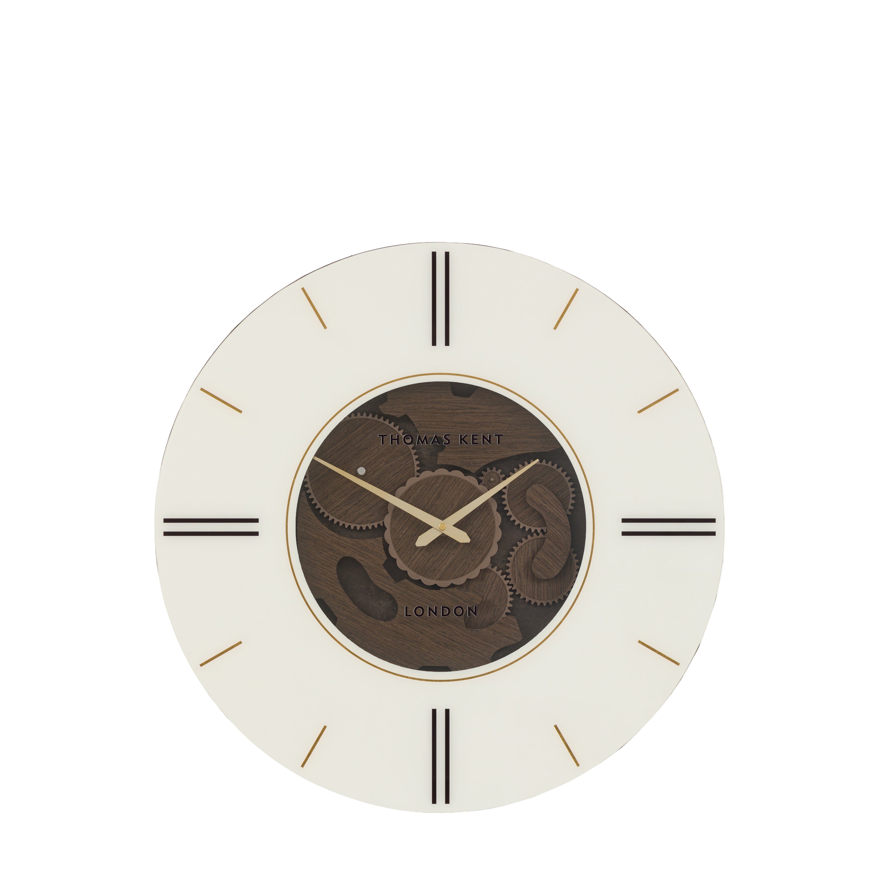 Cogger Wall Clock Dark Walnut 60cm