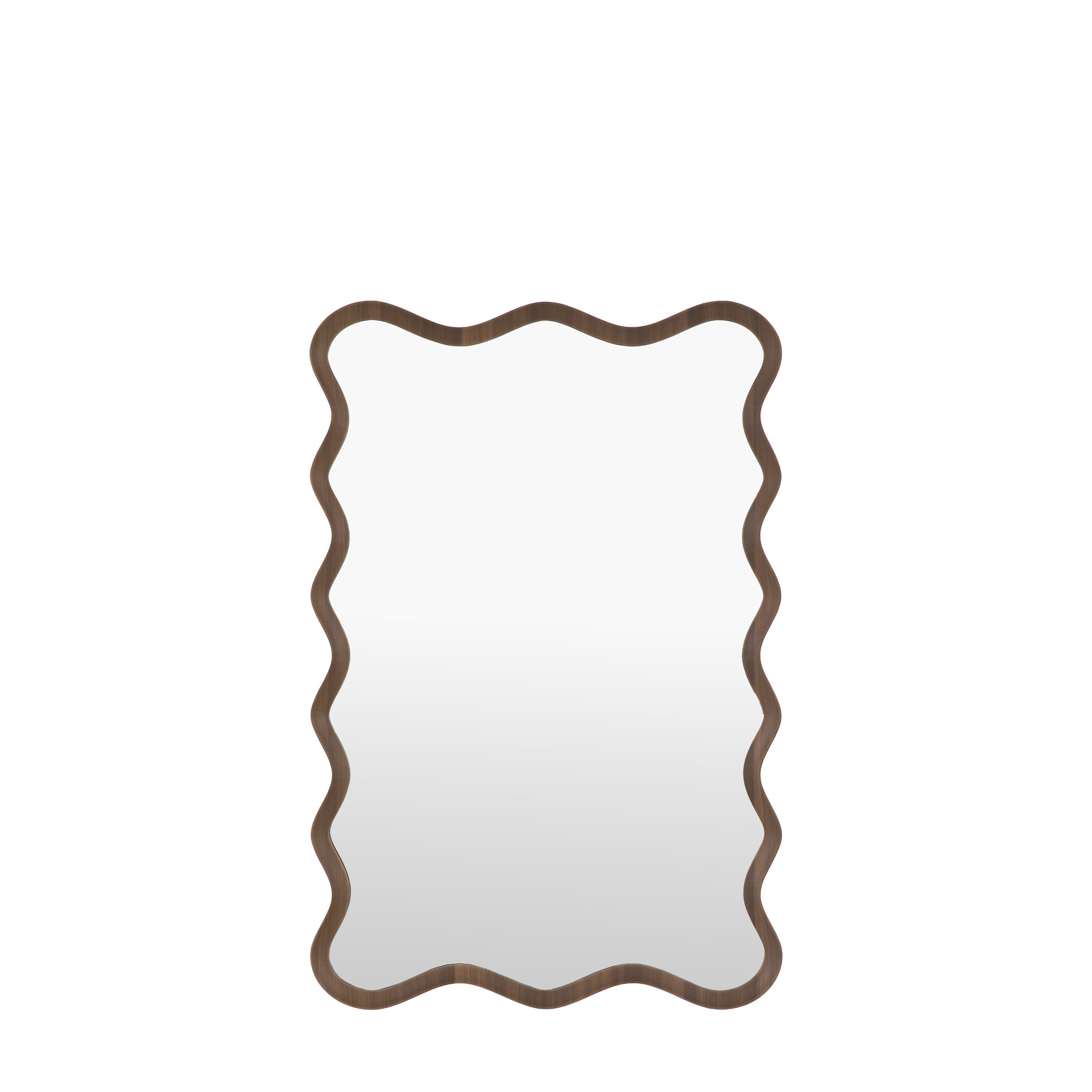 Wiggle Mirror Walnut